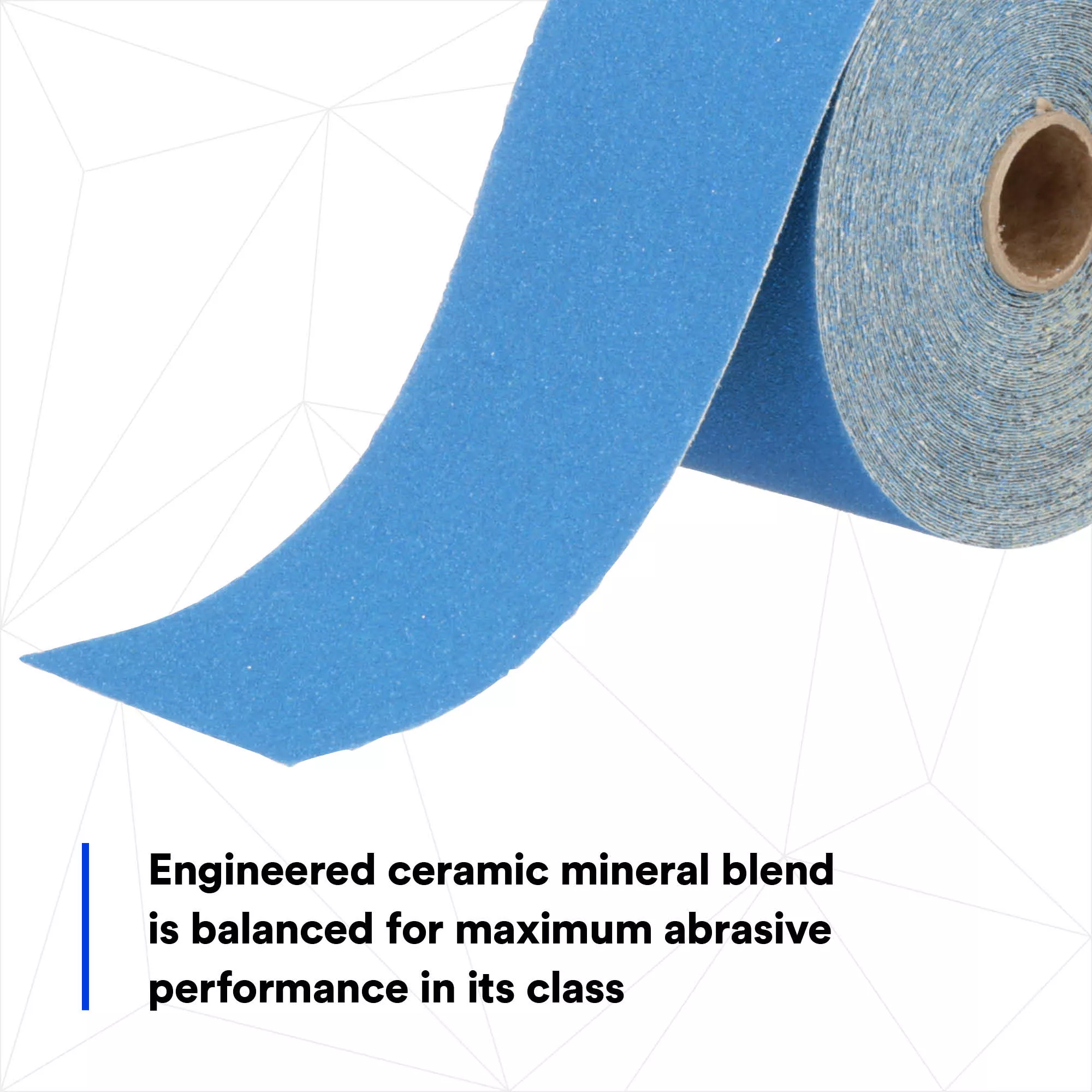 SKU 7100098207 | 3M™ Stikit™ Blue Abrasive Sheet Roll 321U