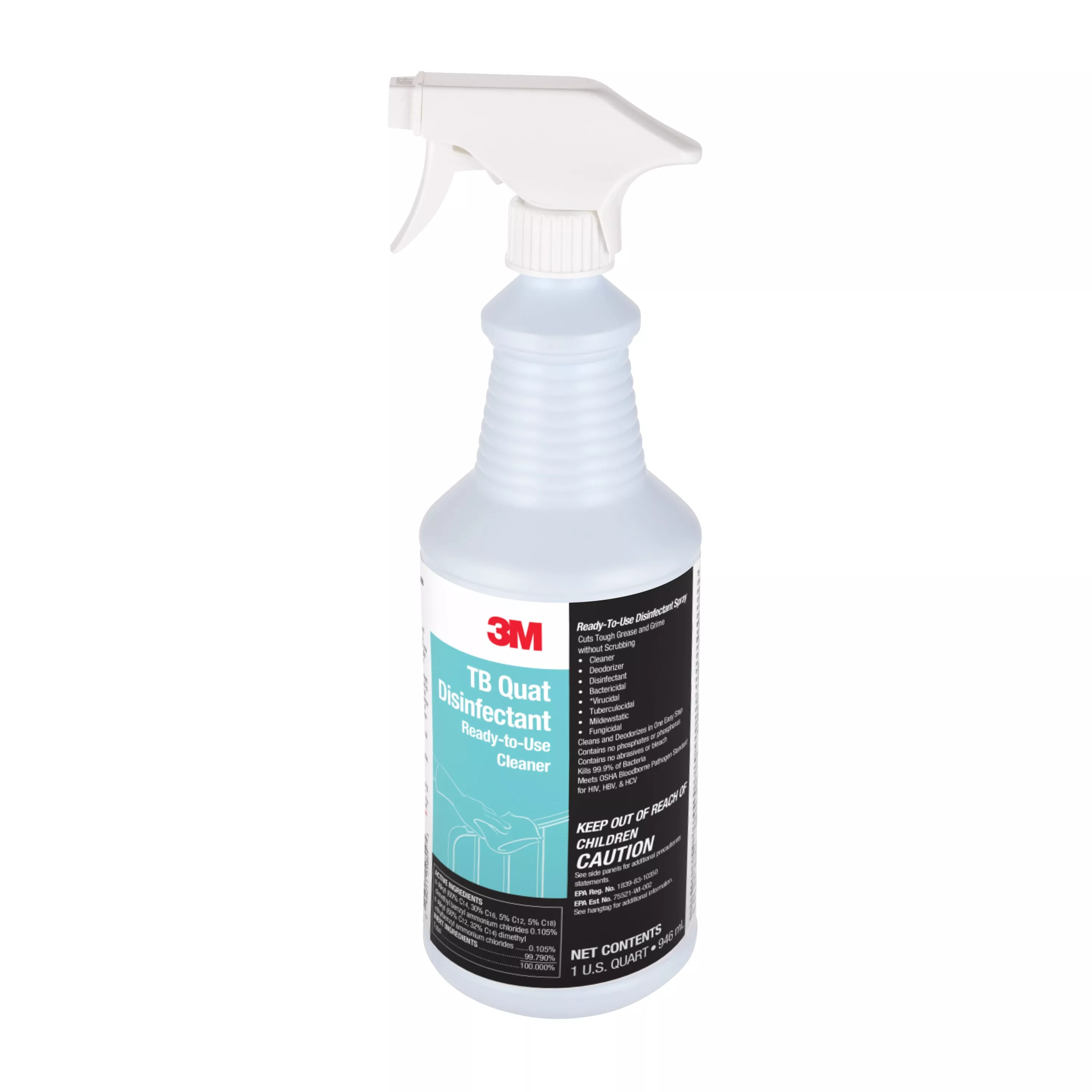 SKU 7100034339 | 3M™ TB Quat Disinfectant Ready-To-Use Cleaner