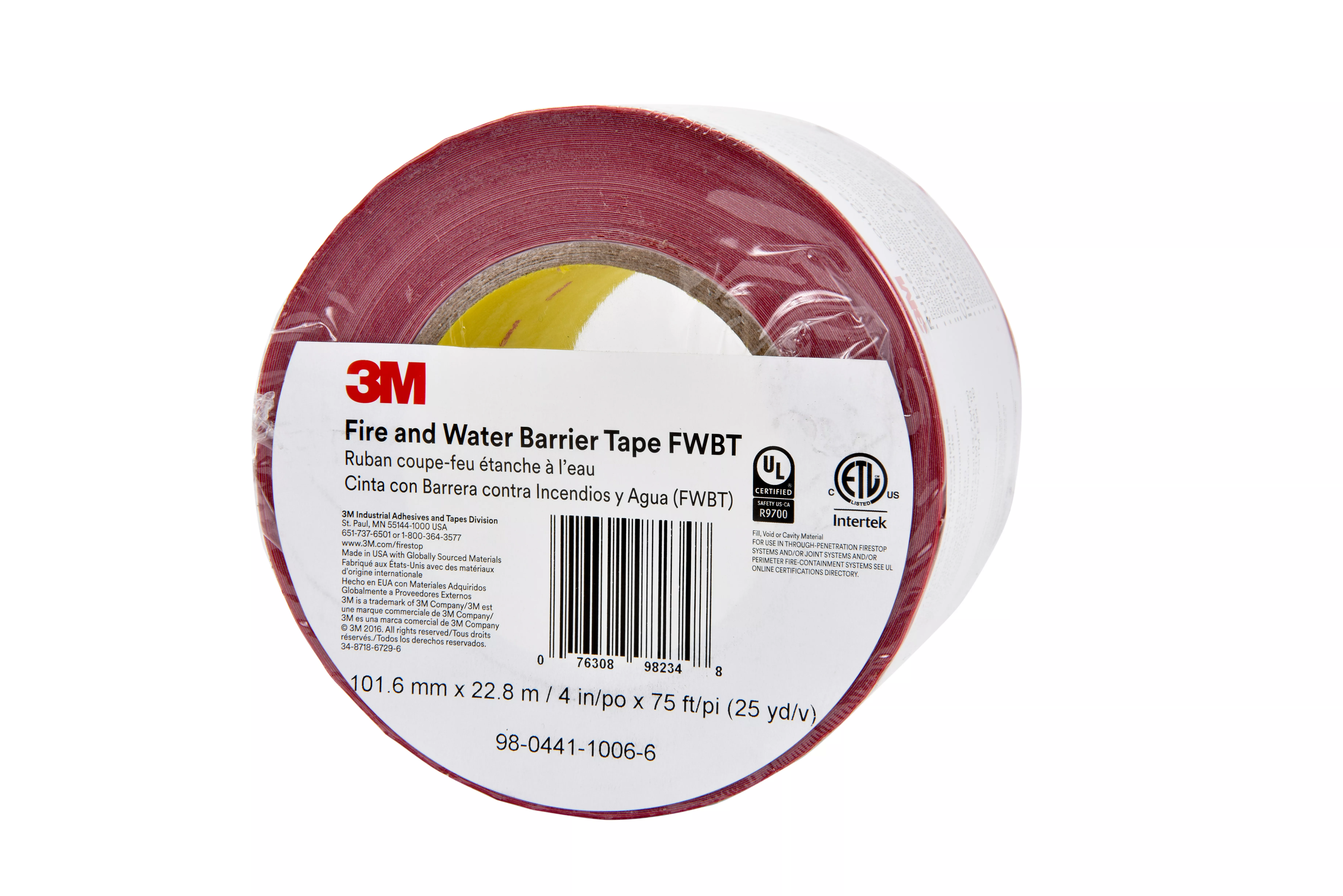 SKU 7010353410 | 3M™ Fire and Water Barrier Tape FWBT4