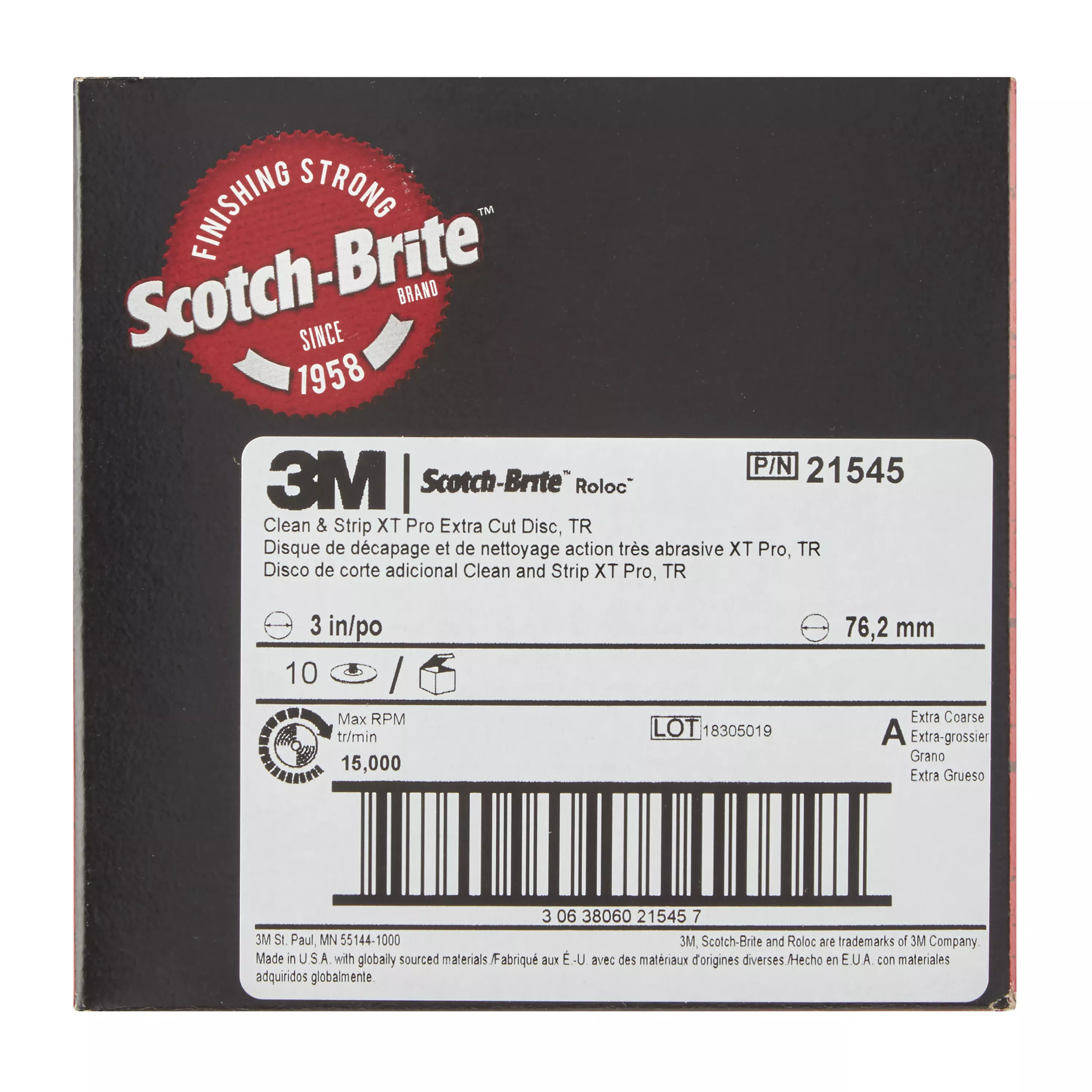 UPC 00638060894972 | Scotch-Brite™ Roloc™ Clean and Strip XT Pro Extra Cut Disc