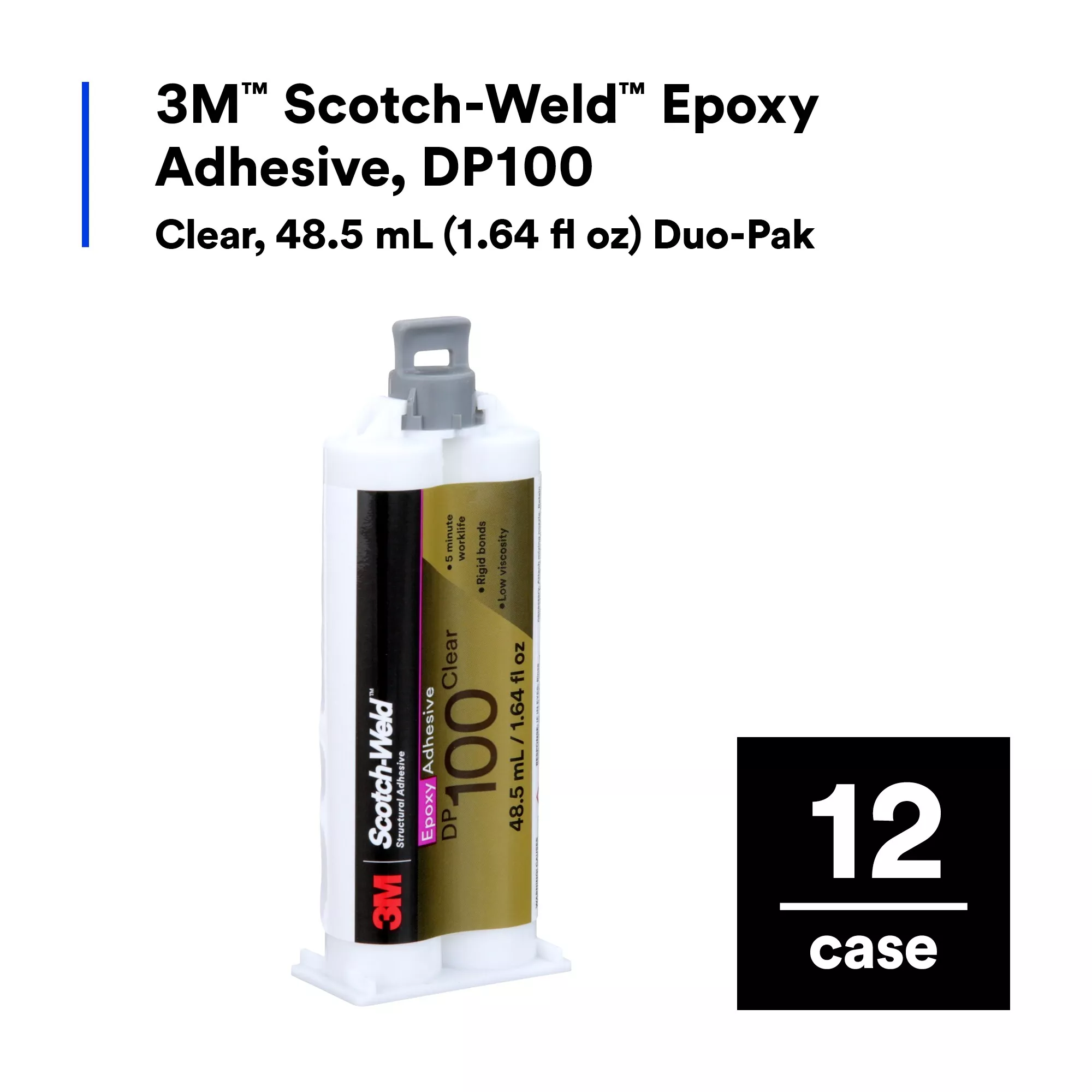 SKU 7100148763 | 3M™ Scotch-Weld™ Epoxy Adhesive DP100