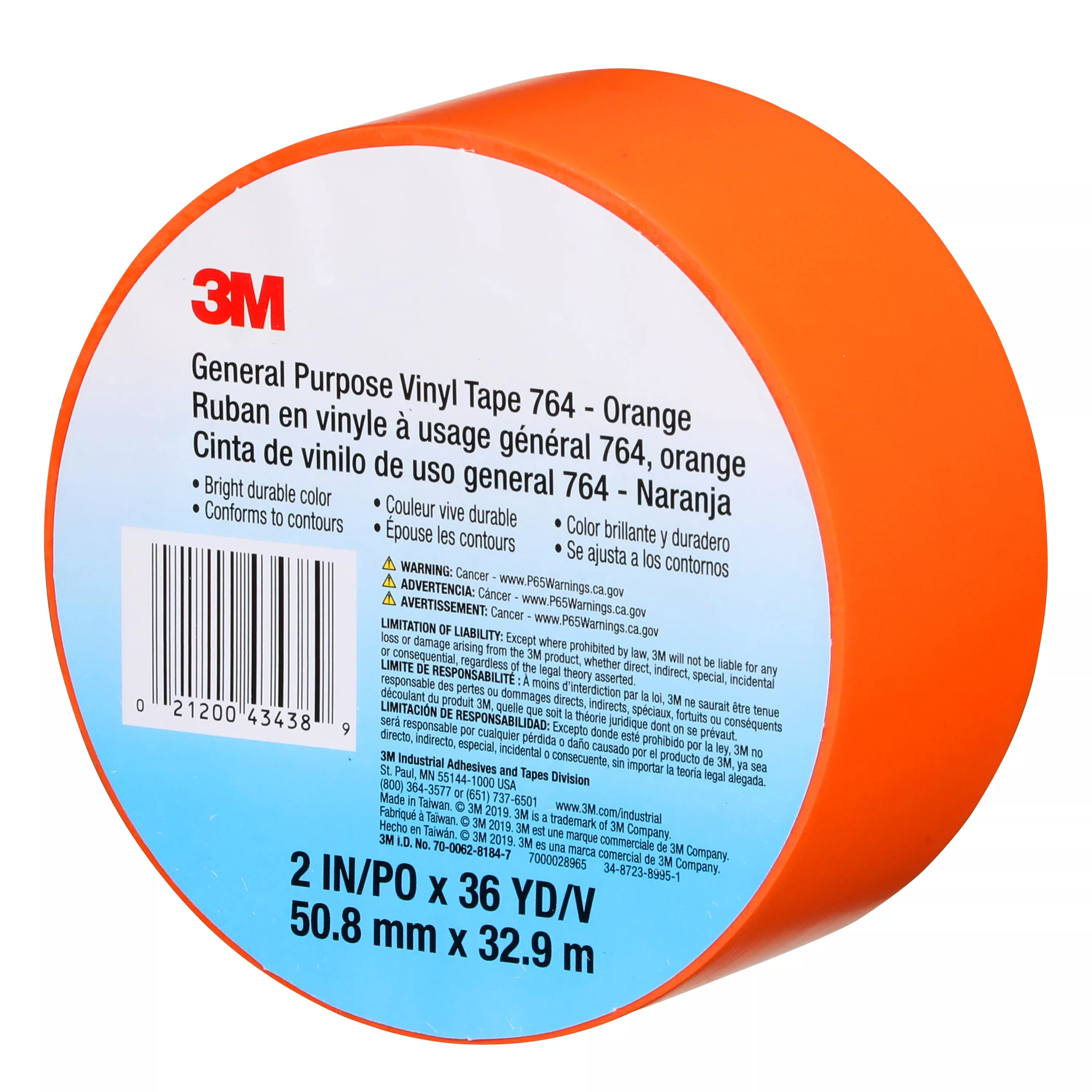 UPC 00021200434389 | 3M™ General Purpose Vinyl Tape 764