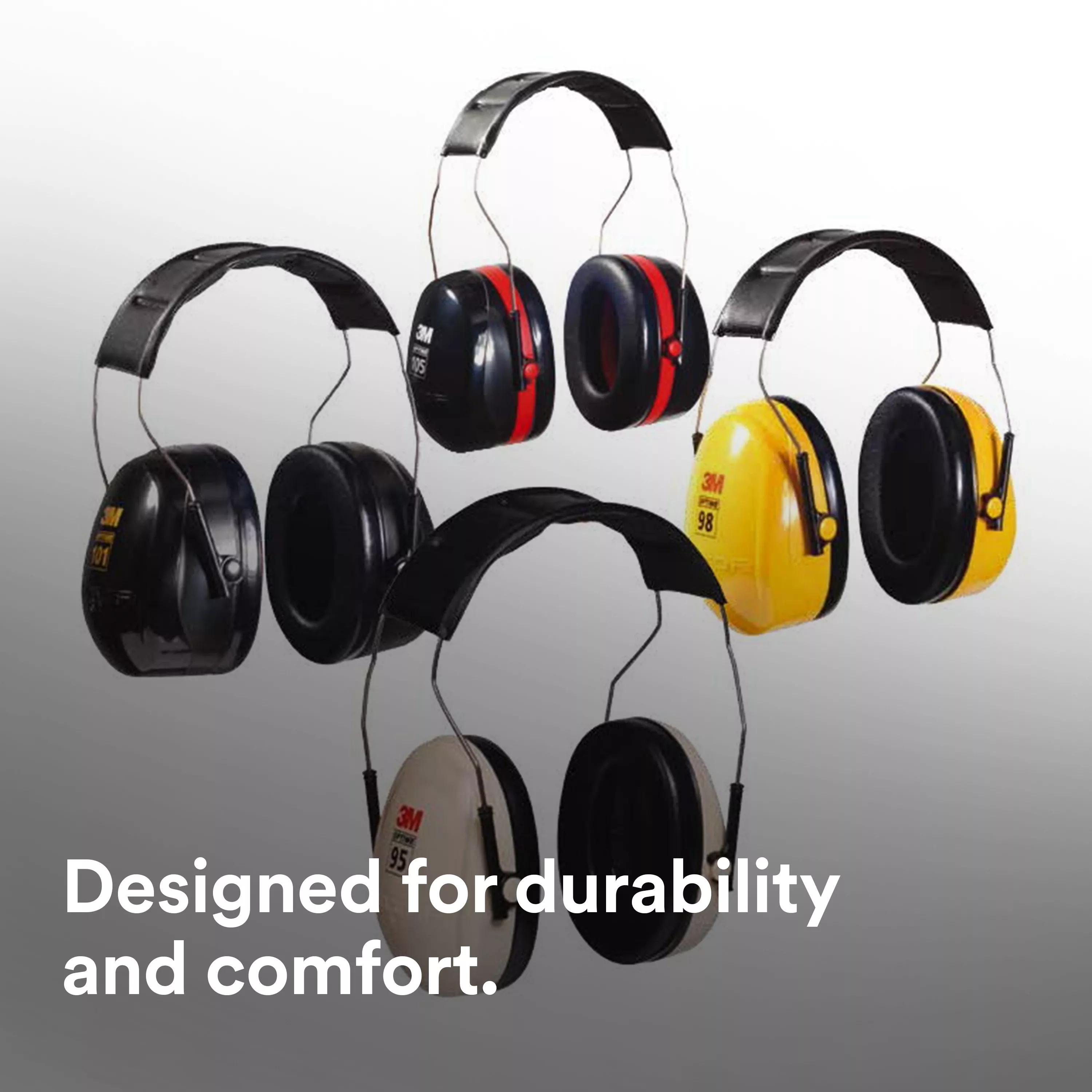 Product Number H10P3E | 3M™ PELTOR™ Optime™ 105 Earmuffs H10P3E