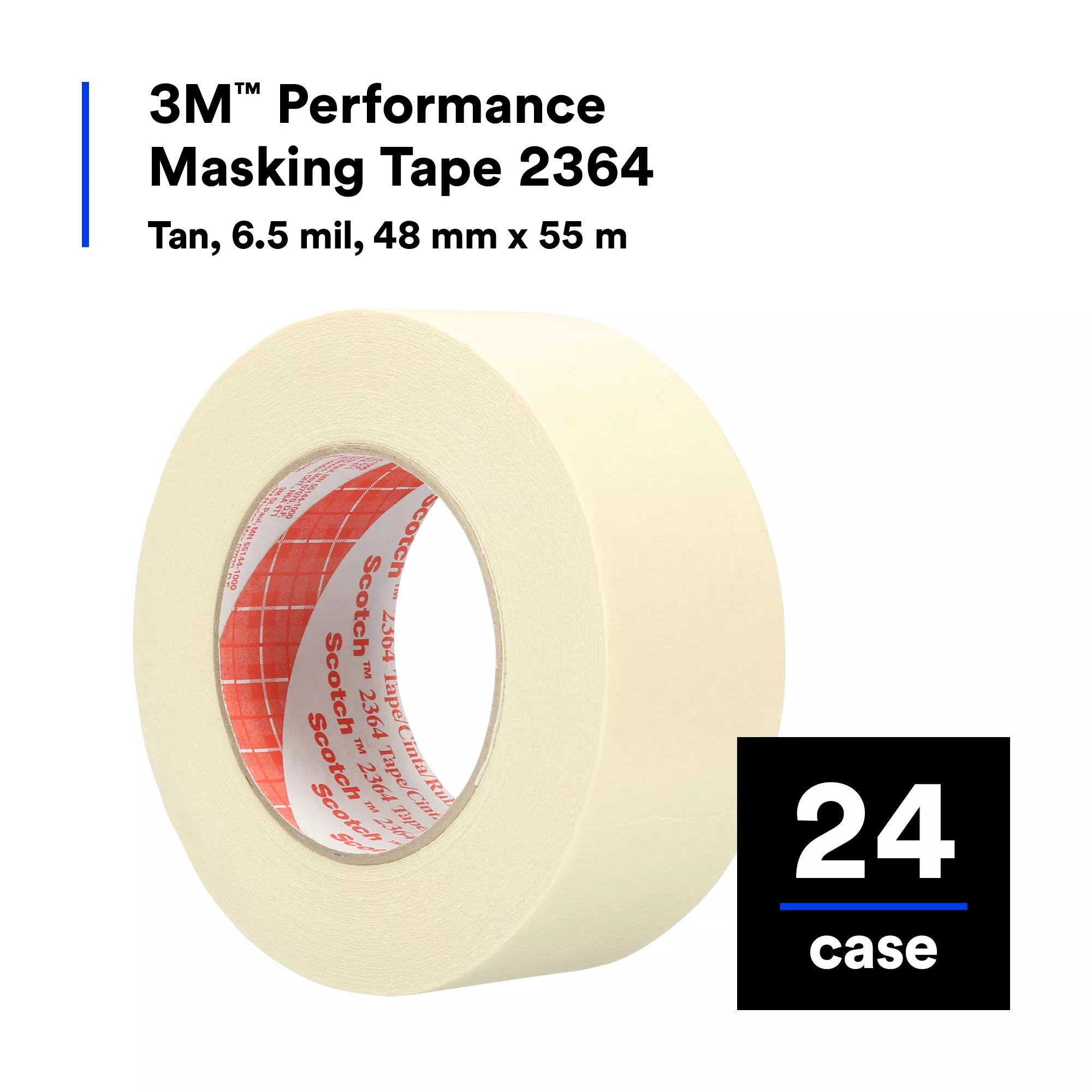 SKU 7000088385 | 3M™ Performance Masking Tape 2364