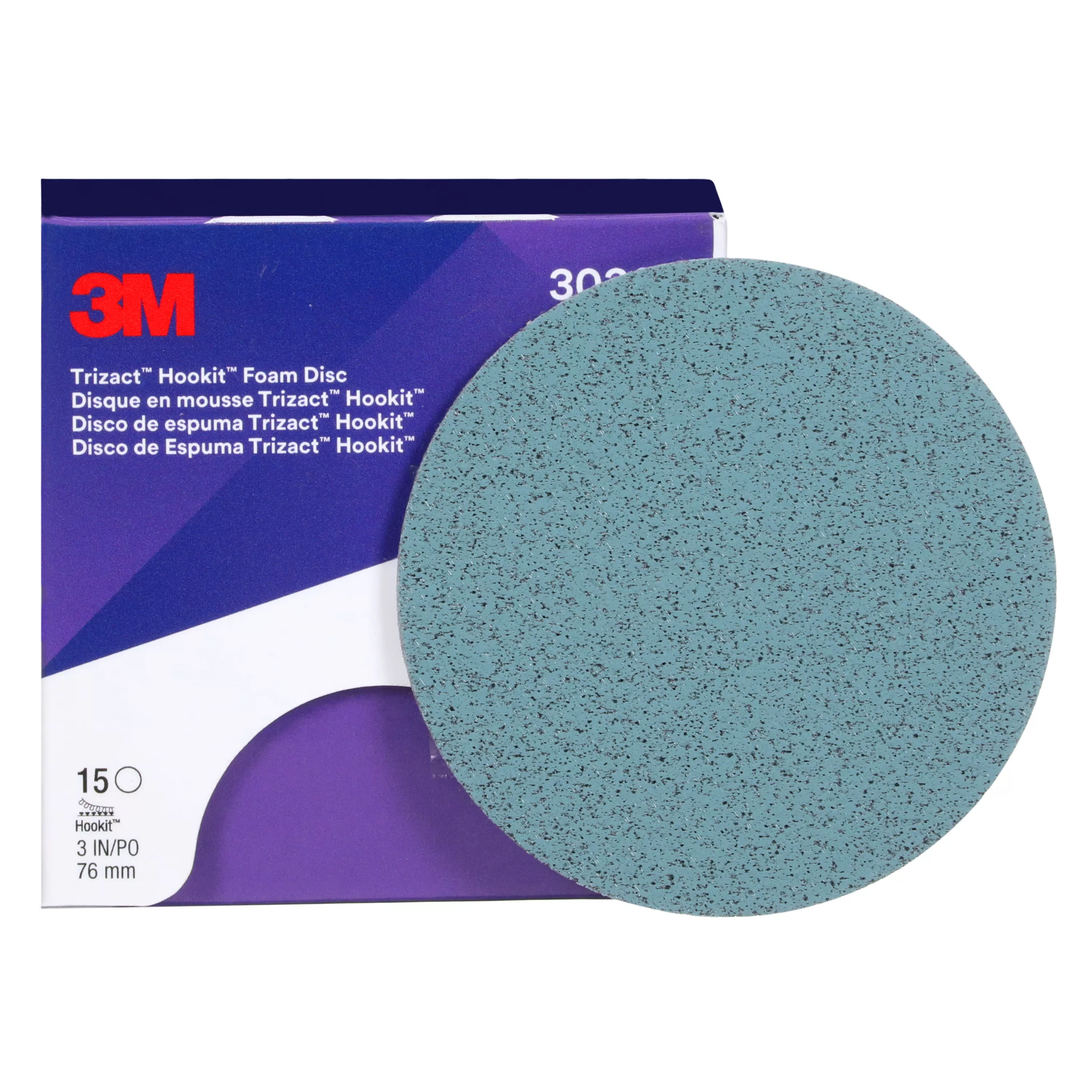 SKU 7000120106 | 3M™ Trizact™ Hookit™ Foam Abrasive Disc 30362