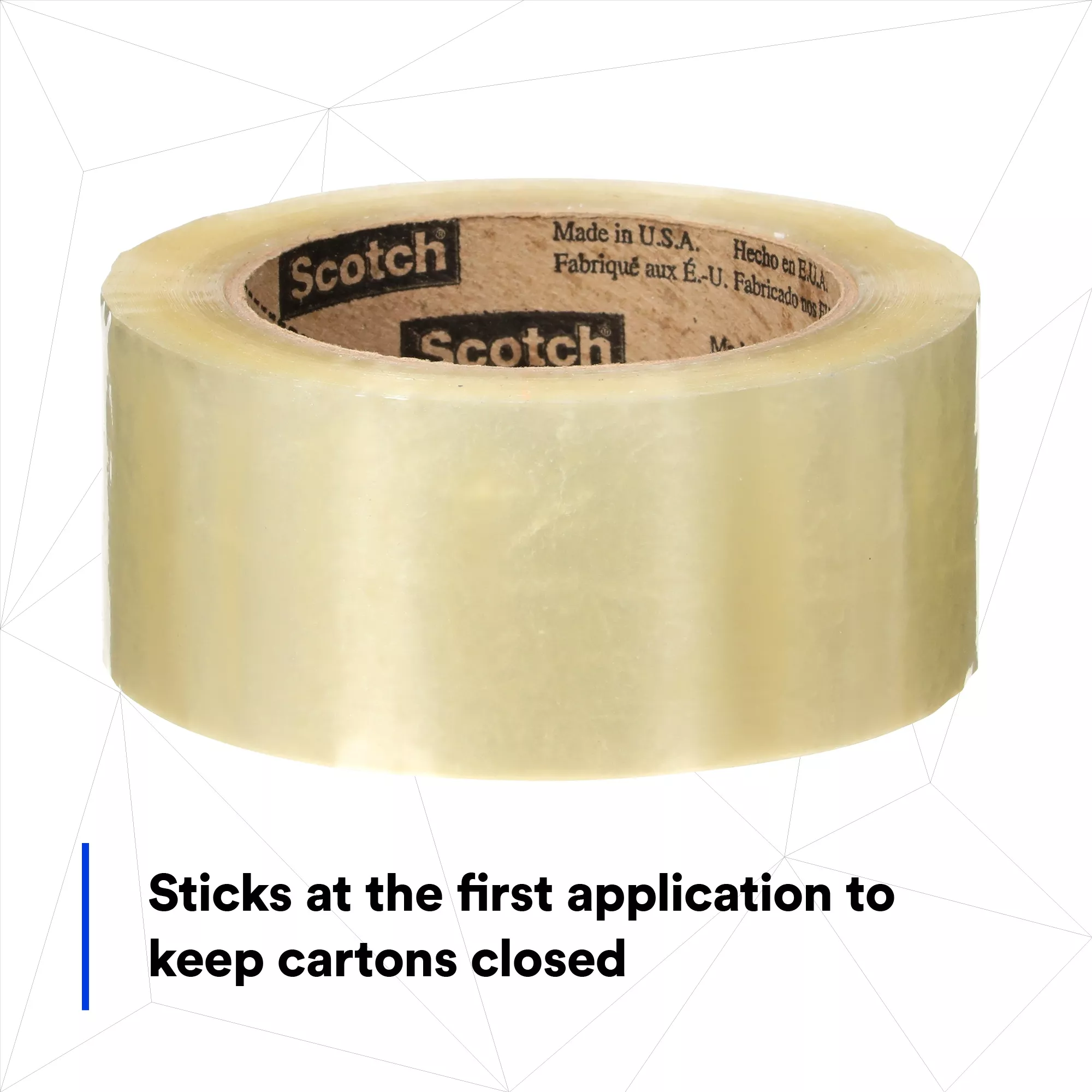 SKU 7100288162 | Scotch® High Tack Box Sealing Tape 371+