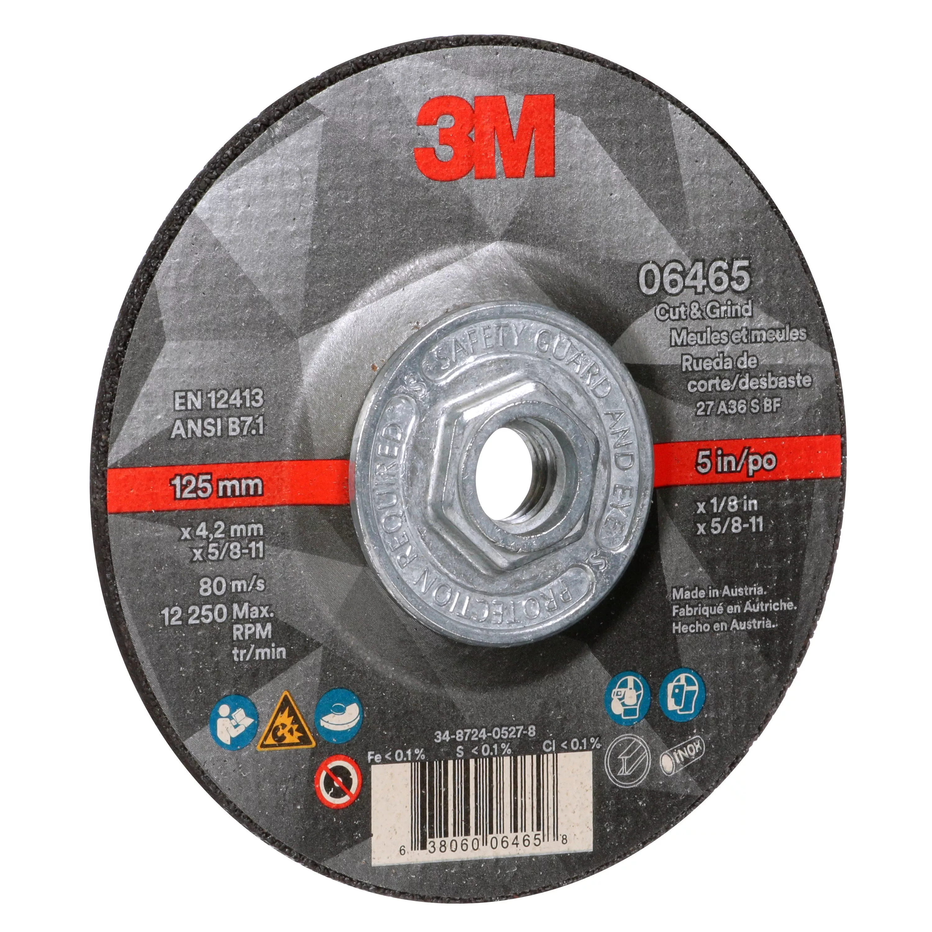 SKU 7100245015 | 3M™ Cut & Grind Wheel