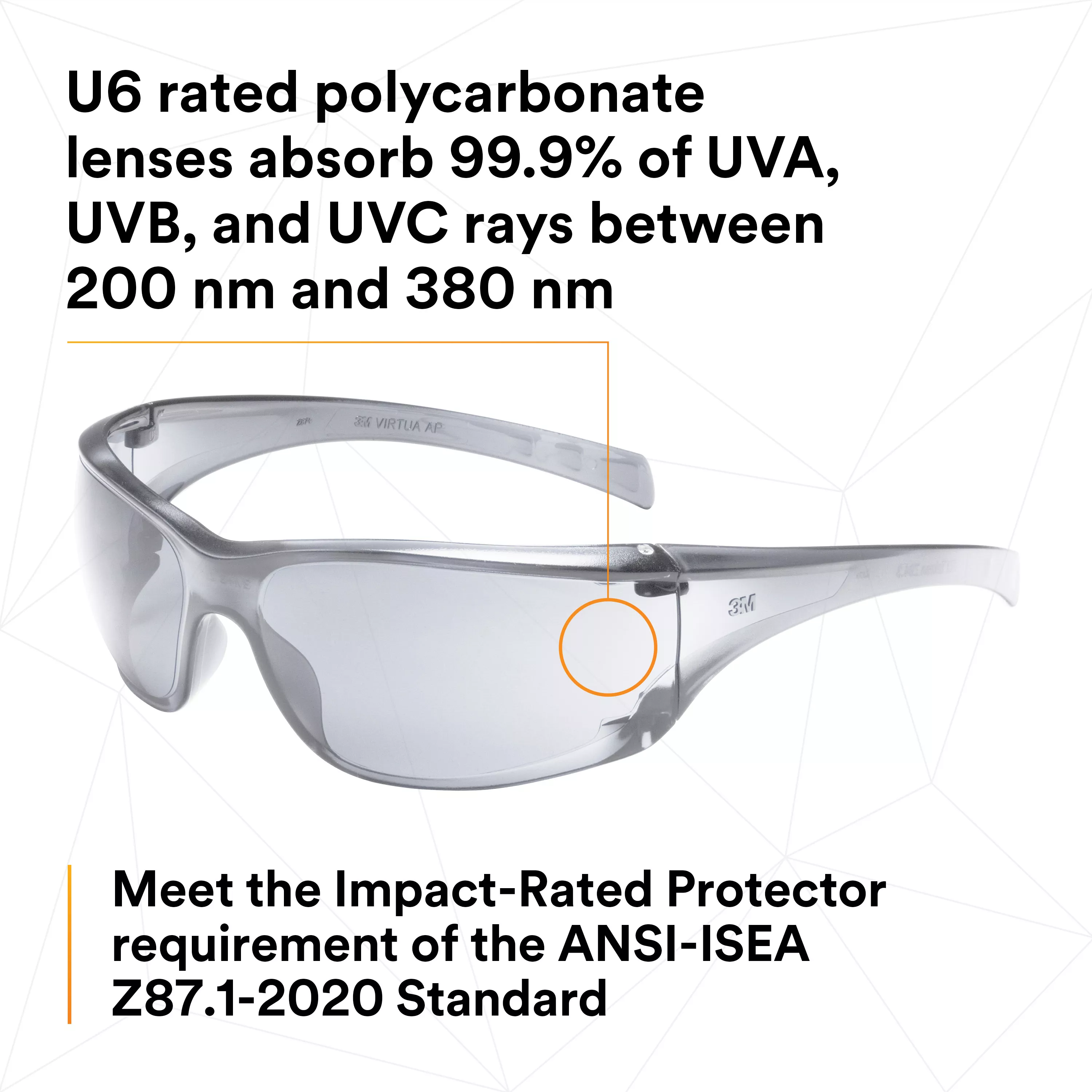 SKU 7000030055 | 3M™ Virtua™ AP Protective Eyewear 11847-00000-20