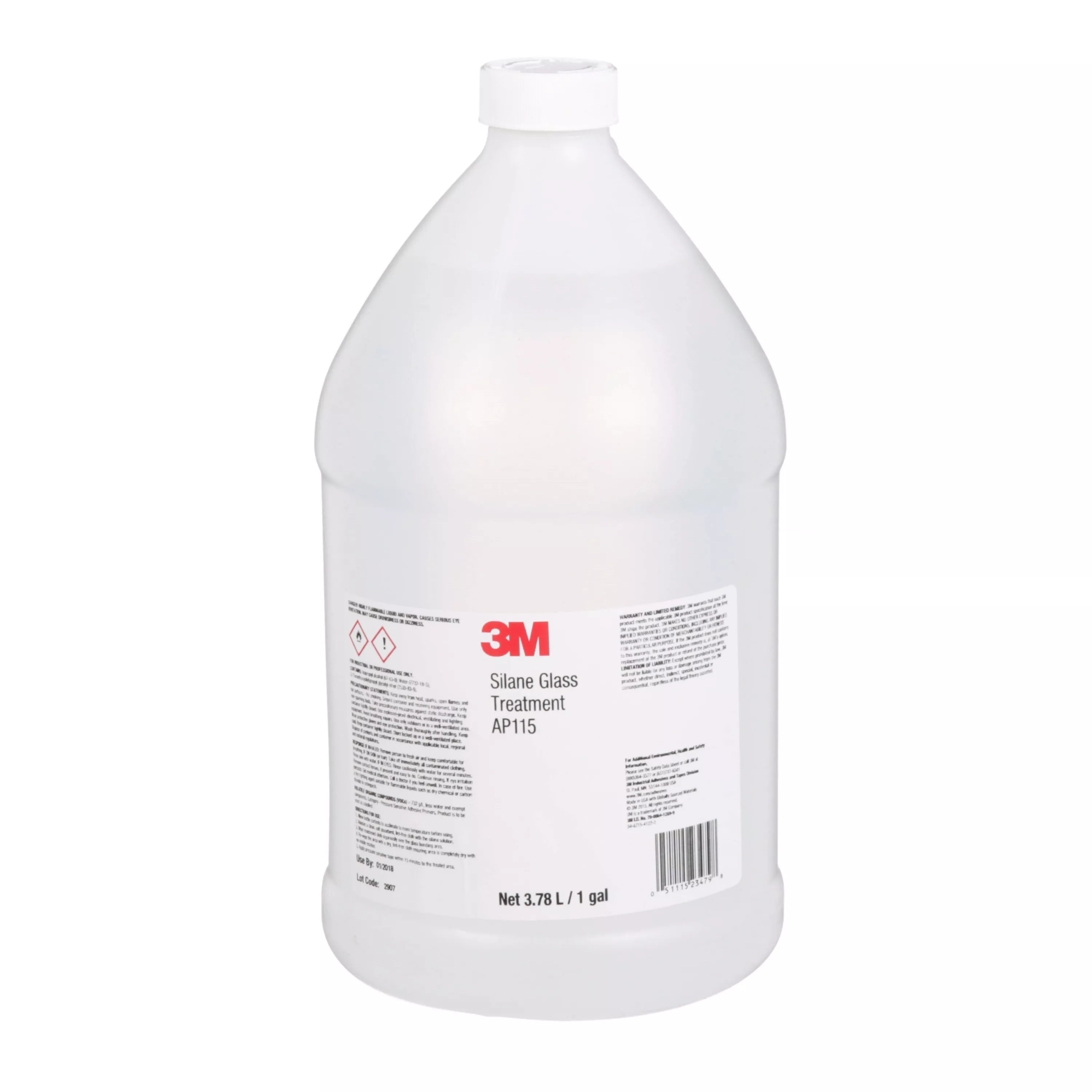 3M™ Silane Glass Treatment AP115, Clear, 1 Gallon (Can), 4 Each/Case