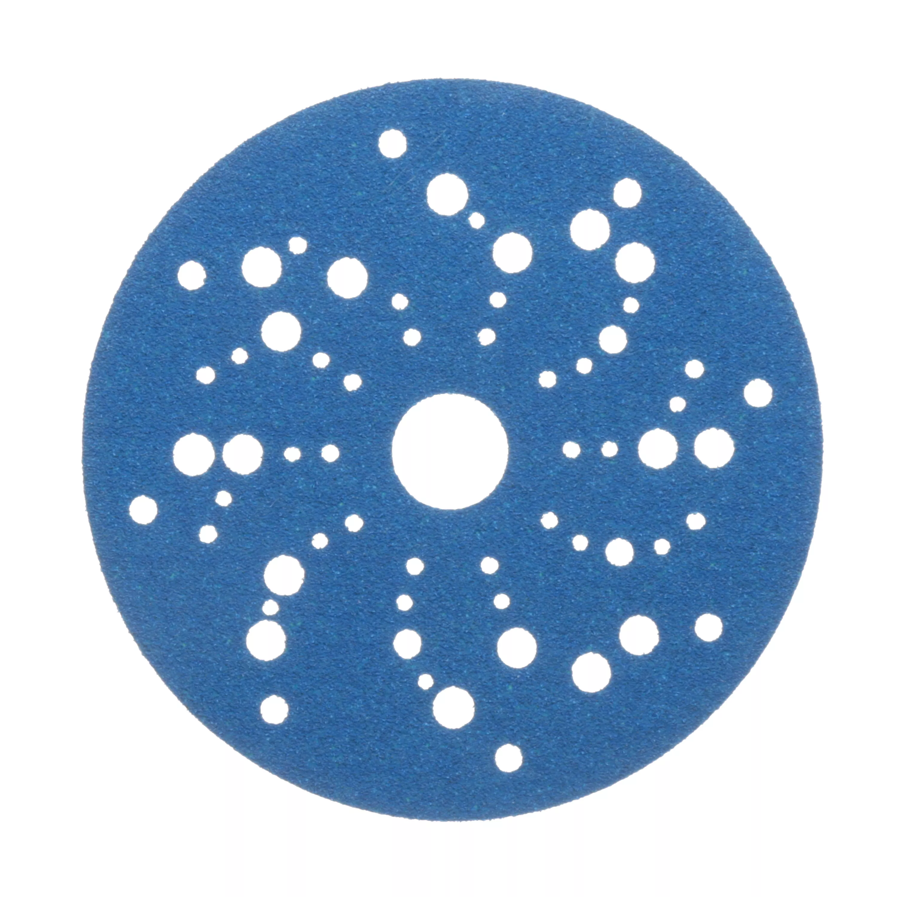 SKU 7100090975 | 3M™ Hookit™ Blue Abrasive Disc 321U Multi-hole