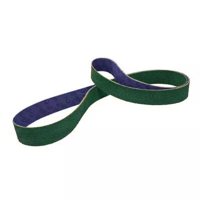 Scotch-Brite™ Durable Flex Low Stretch Belt, DF-BL, A/O Fine, 1/4 in x 24 in, 20 ea/Case