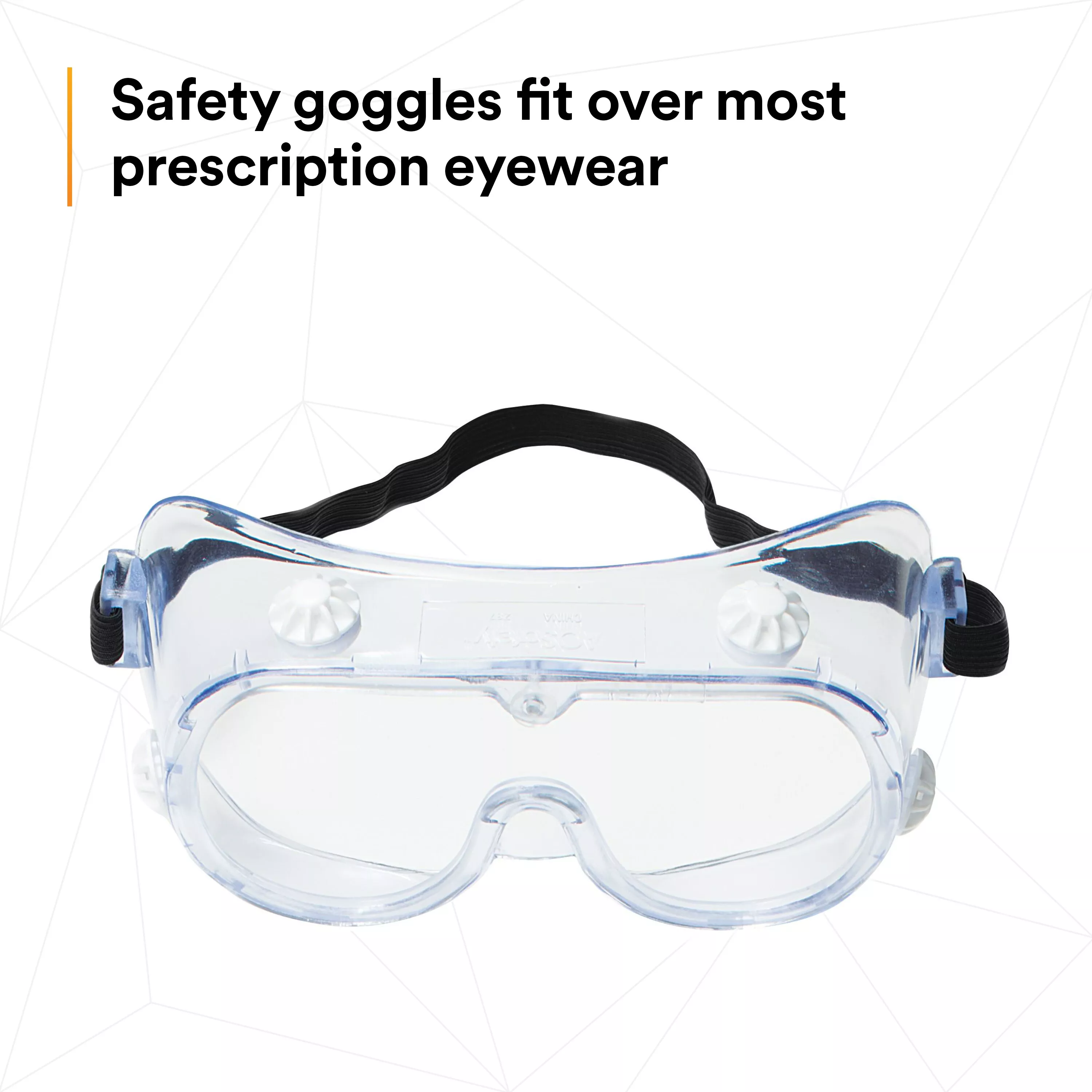 SKU 7000002378 | 3M™ 334 Splash Safety Goggles Anti-Fog 40661-00000-10