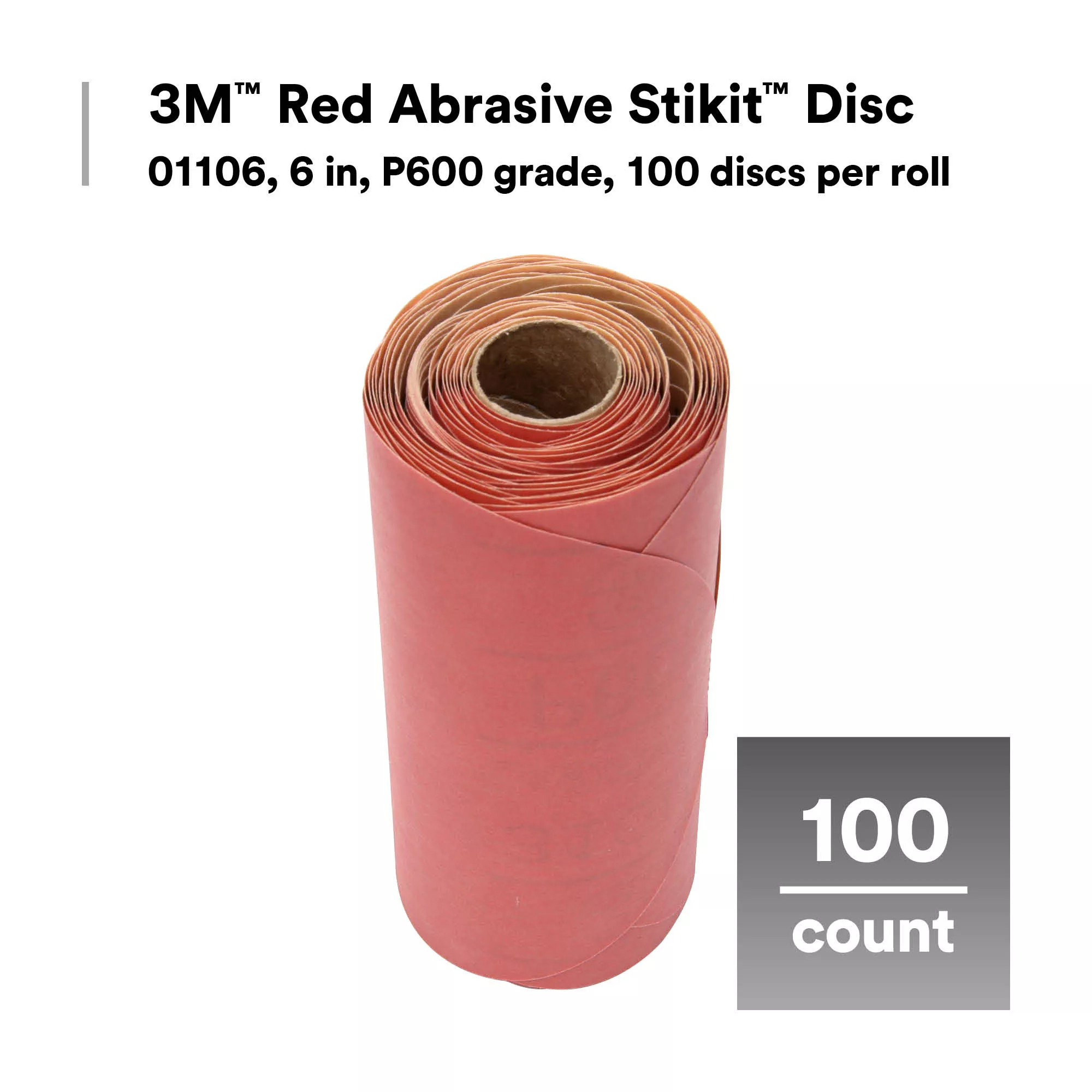 Product Number 316U | 3M™ Red Abrasive Stikit™ Disc