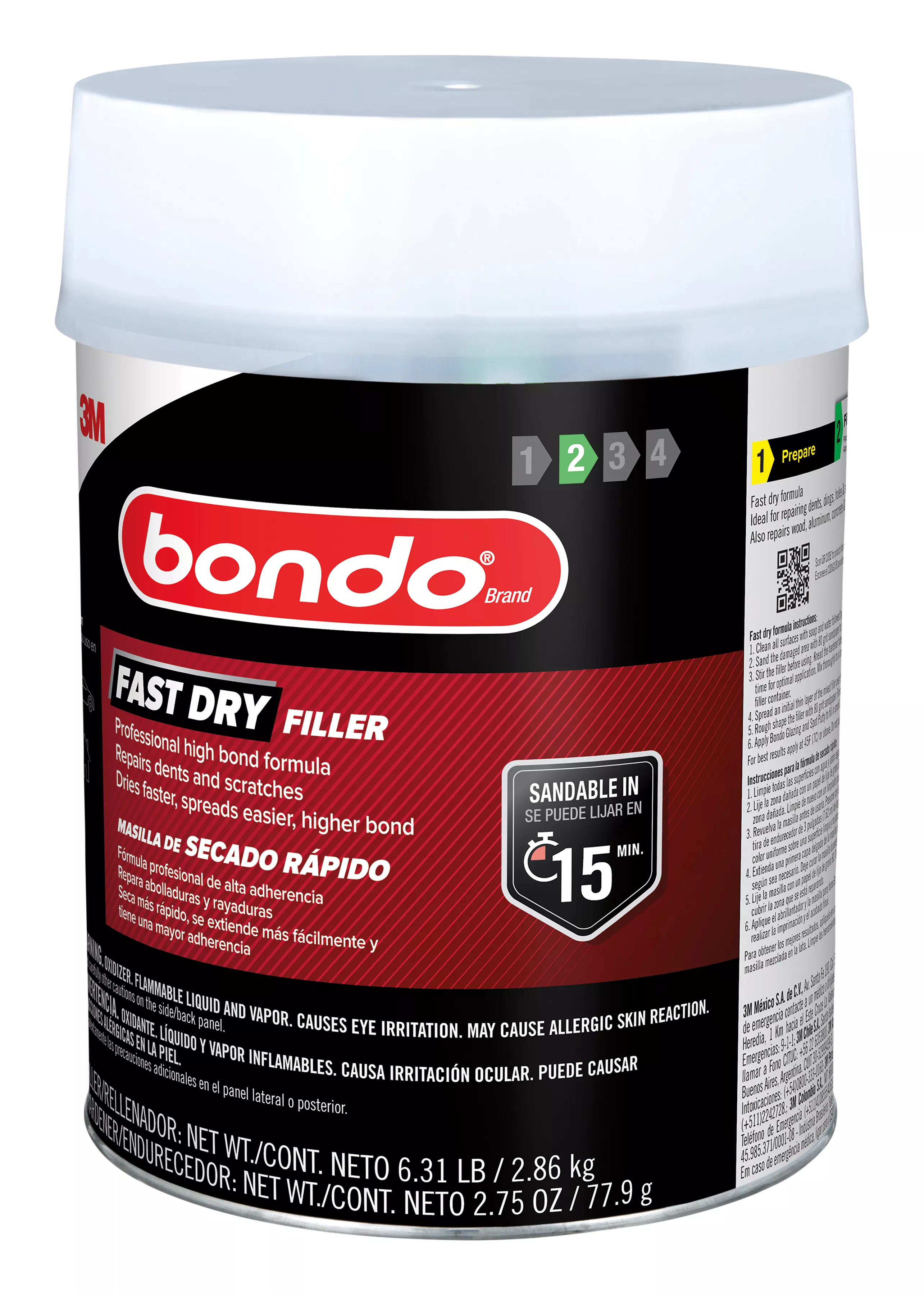 SKU 7100306451 | Bondo® Fast Dry Filler FD-GAL-ES