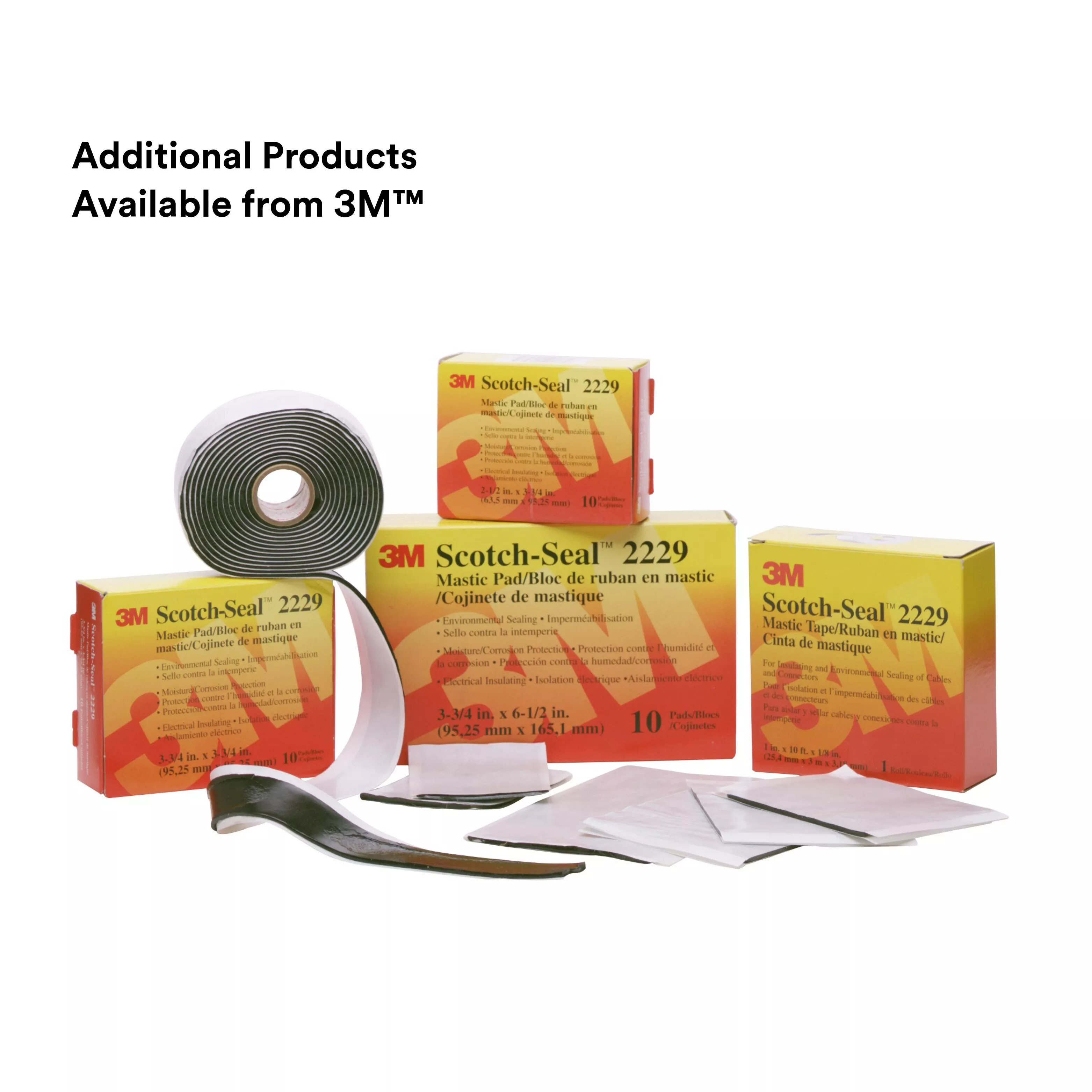 Product Number 2229-3.75X10FT | 3M™ Scotch-Seal™ Mastic Tape Compound 2229