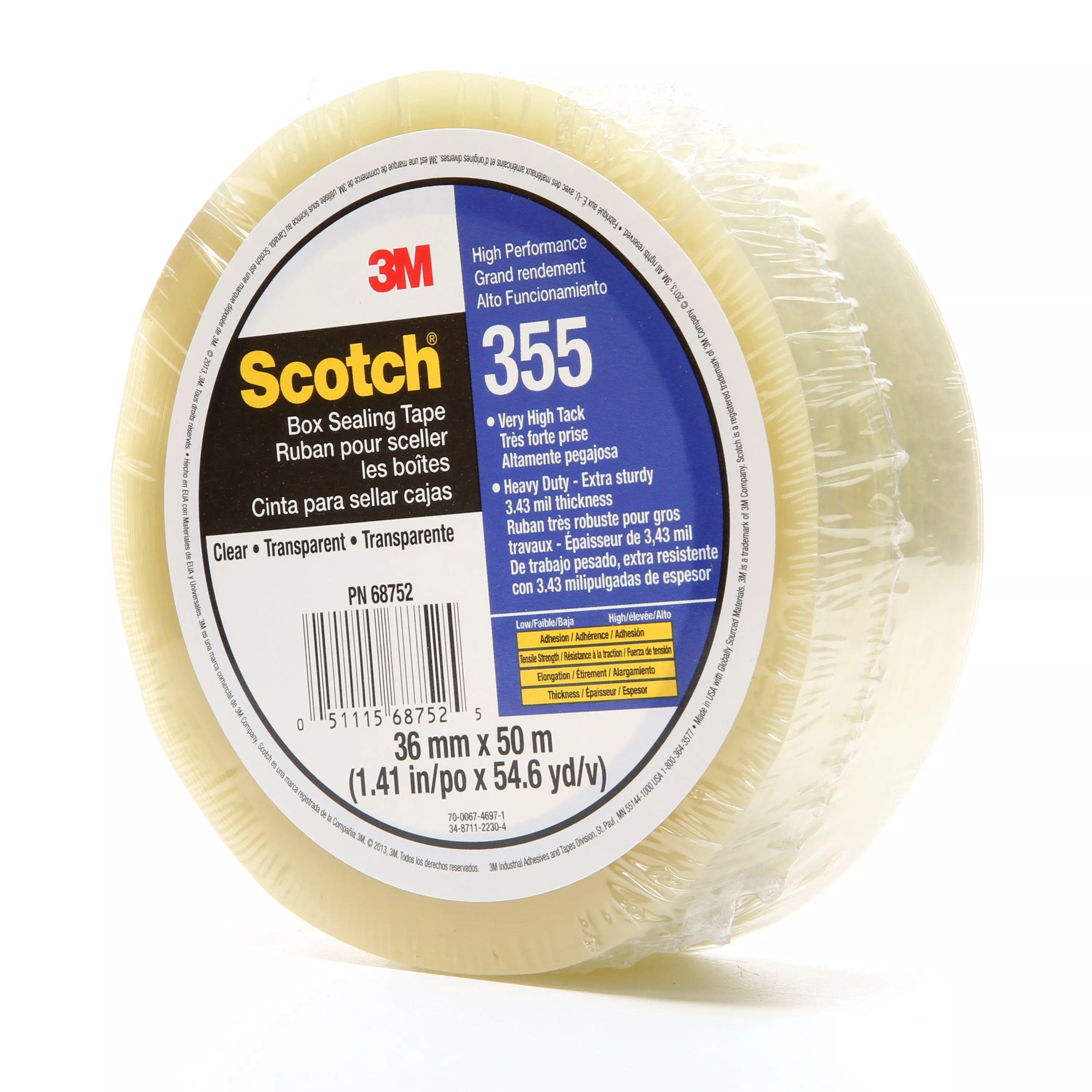 SKU 7010335779 | Scotch® Box Sealing Tape 355