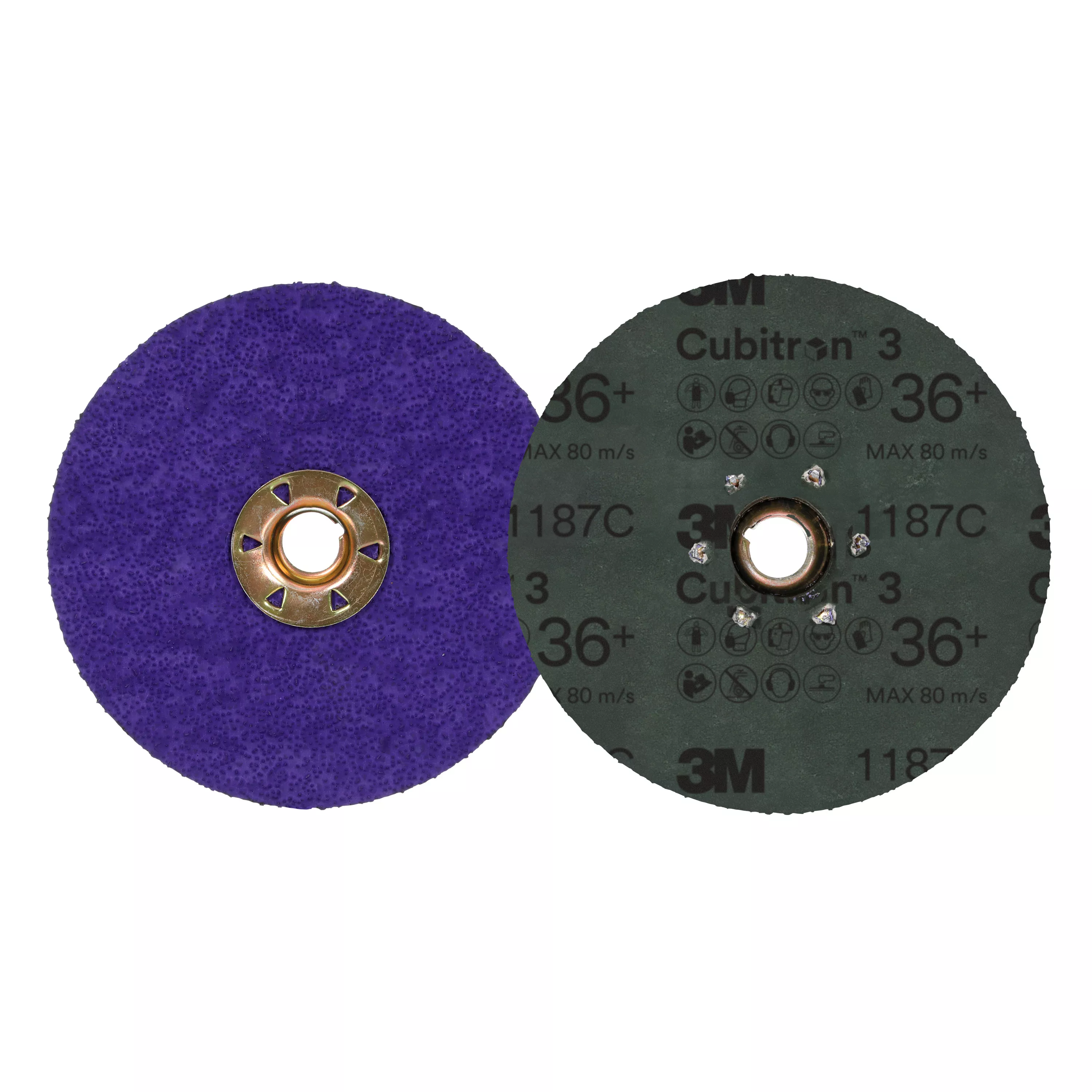 SKU 7100310793 | 3M™ Cubitron™ 3 Fibre Disc 1187C