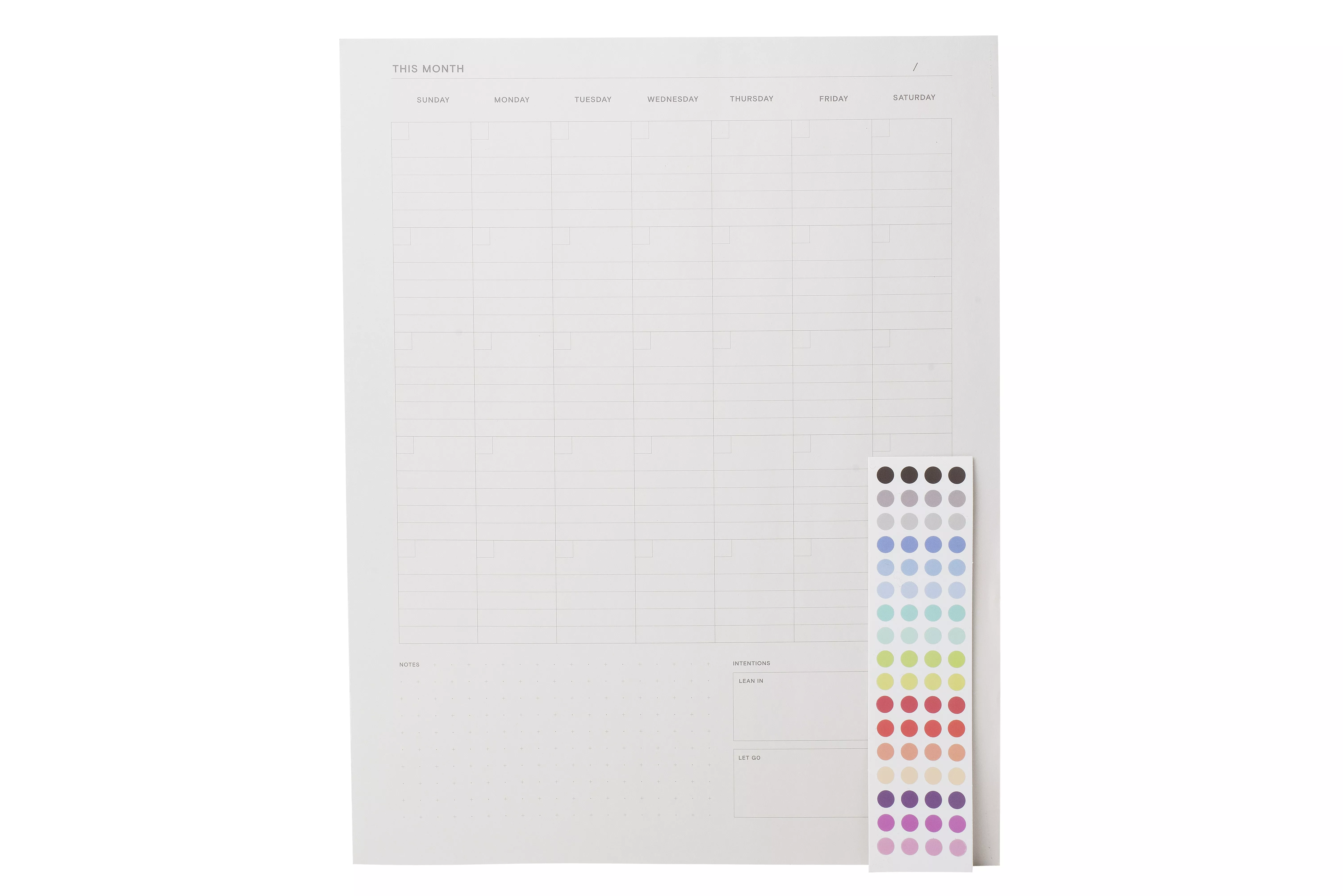 Post-it® Planner Dots NTD-CALDOT-GY