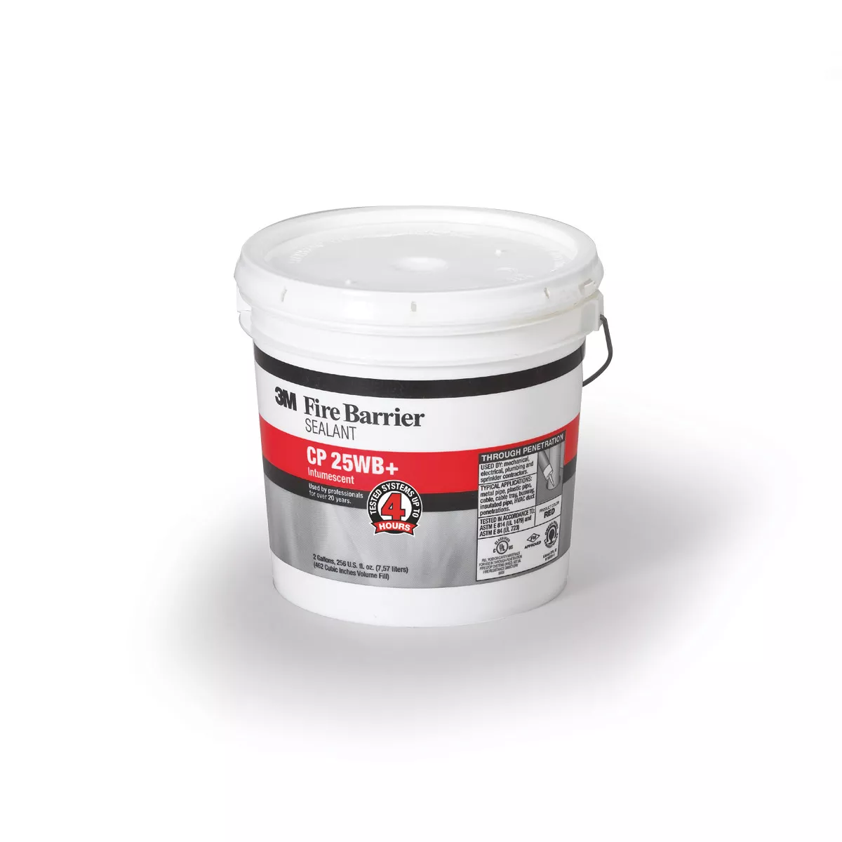 3M™ Fire Barrier Sealant CP 25WB+, Red, 2 Gallon (Pail), Drum