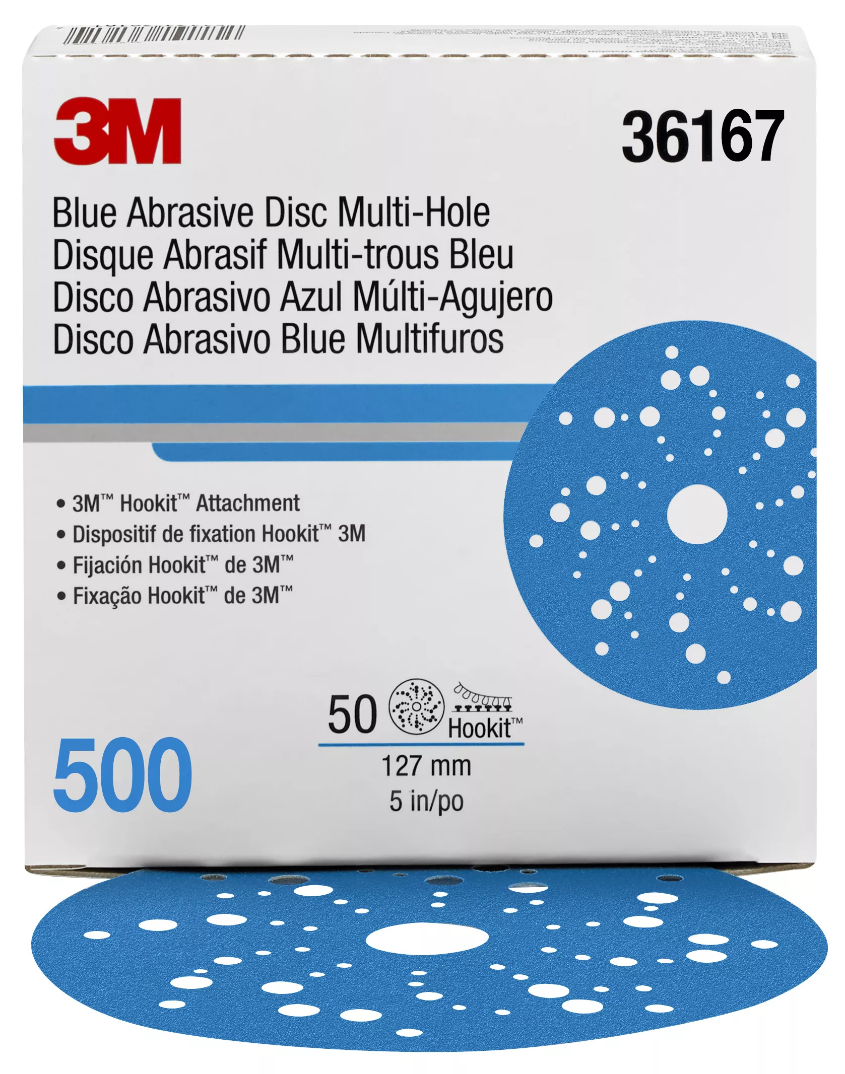 UPC 00051131361676 | 3M™ Hookit™ Blue Abrasive Disc 321U