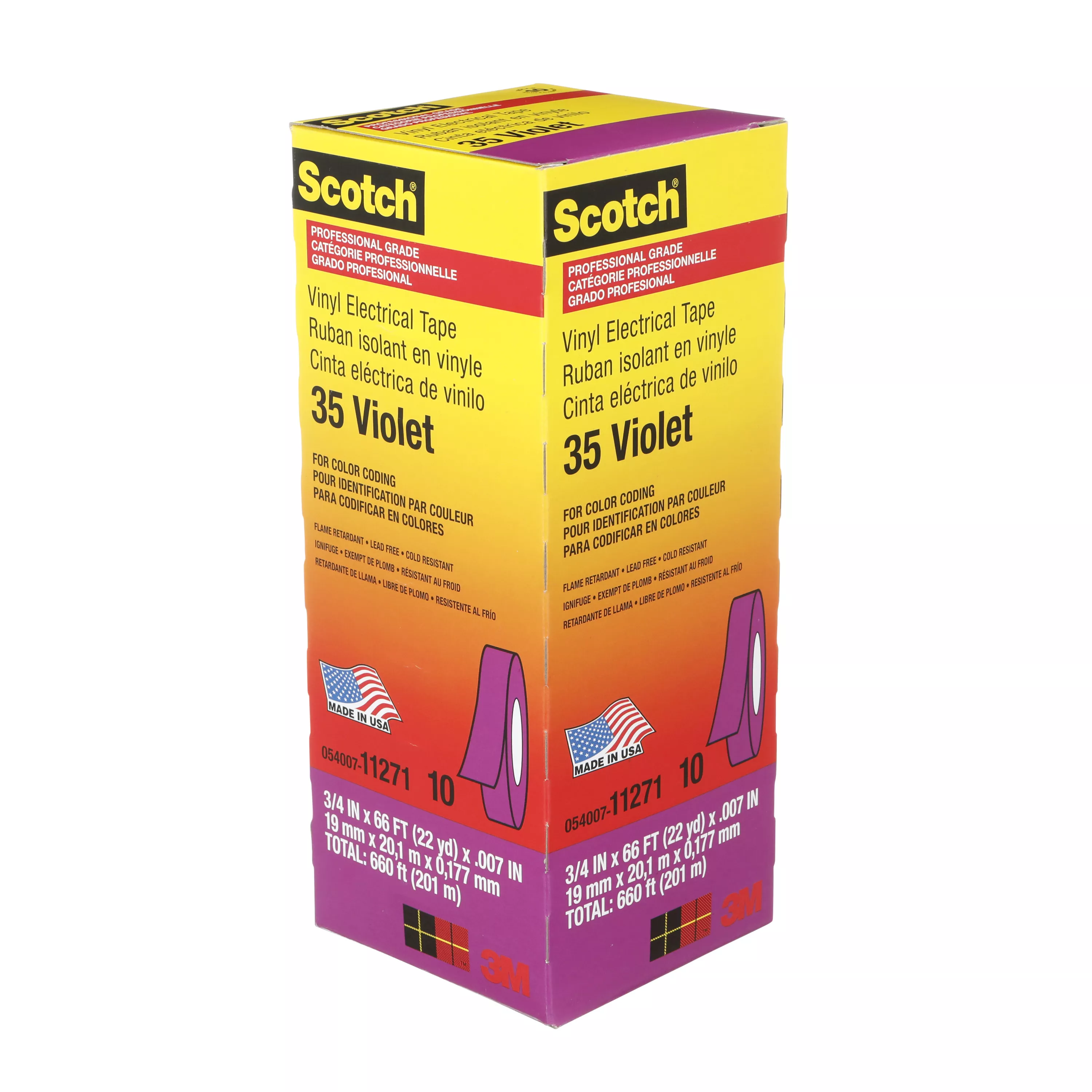 SKU 7000058437 | Scotch® Vinyl Color Coding Electrical Tape 35