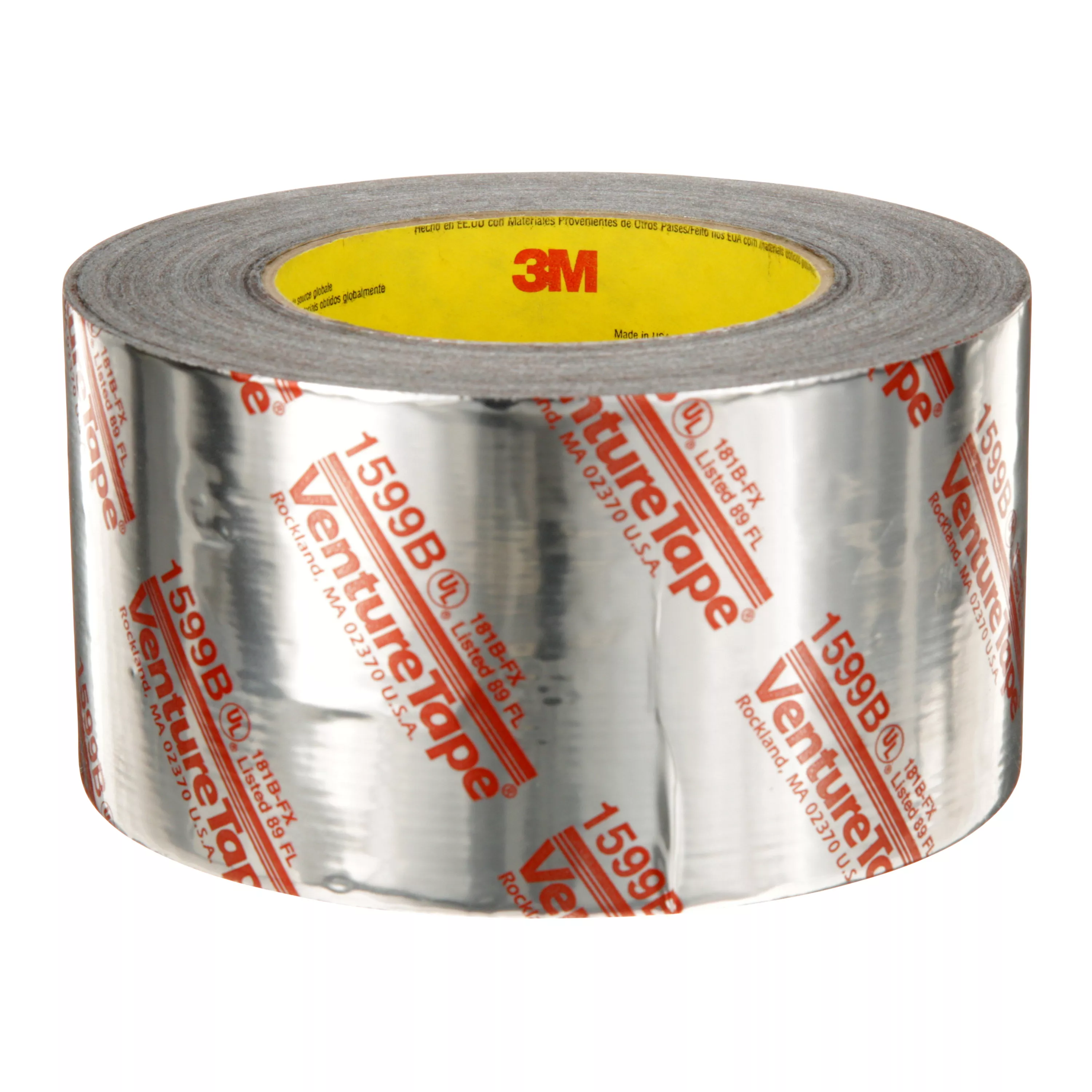 SKU 7100043909 | 3M™ Venture Tape™ UL181B-FX Polypropylene Duct Tape 1599B