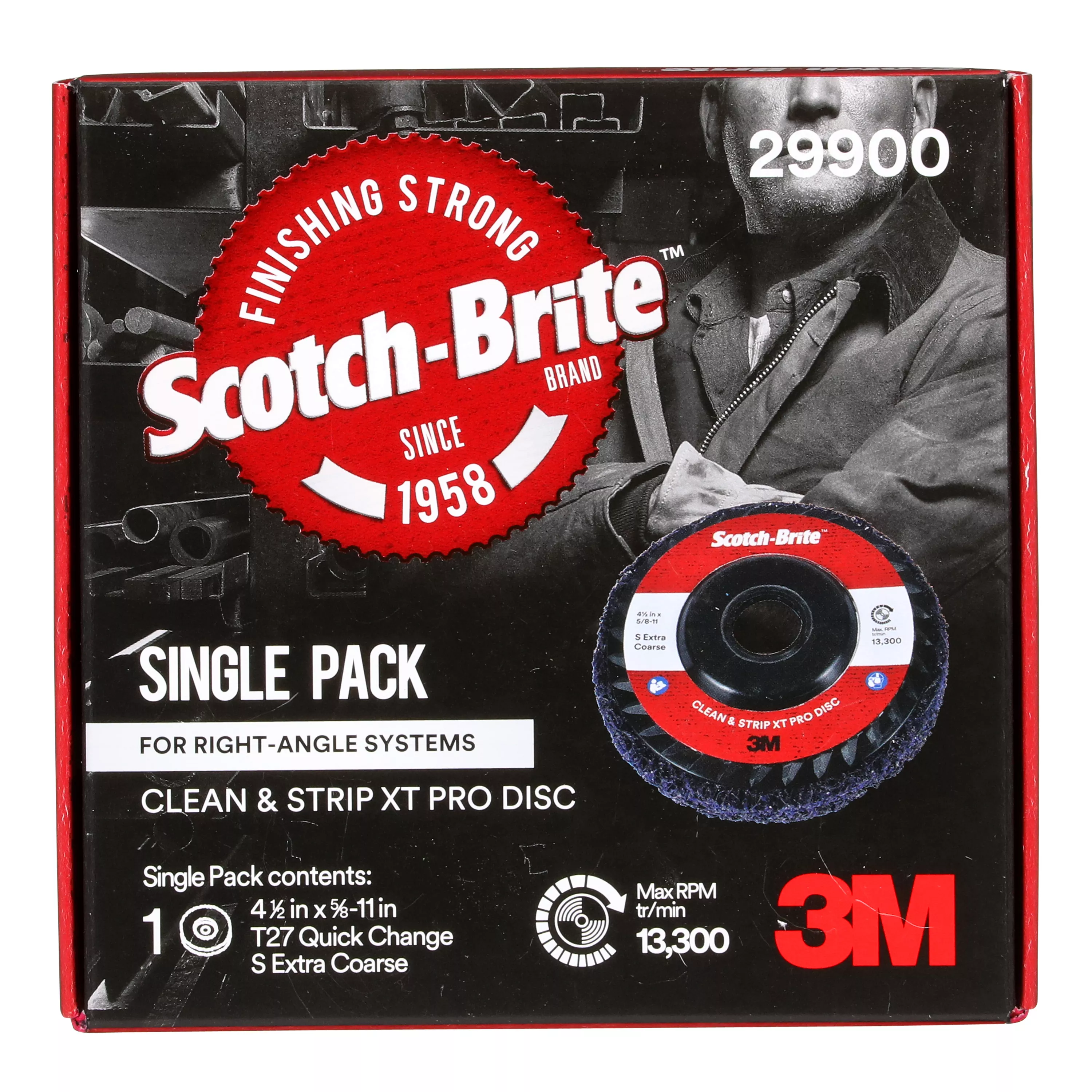 SKU 7100176093 | Scotch-Brite™ Clean and Strip XT Pro Disc