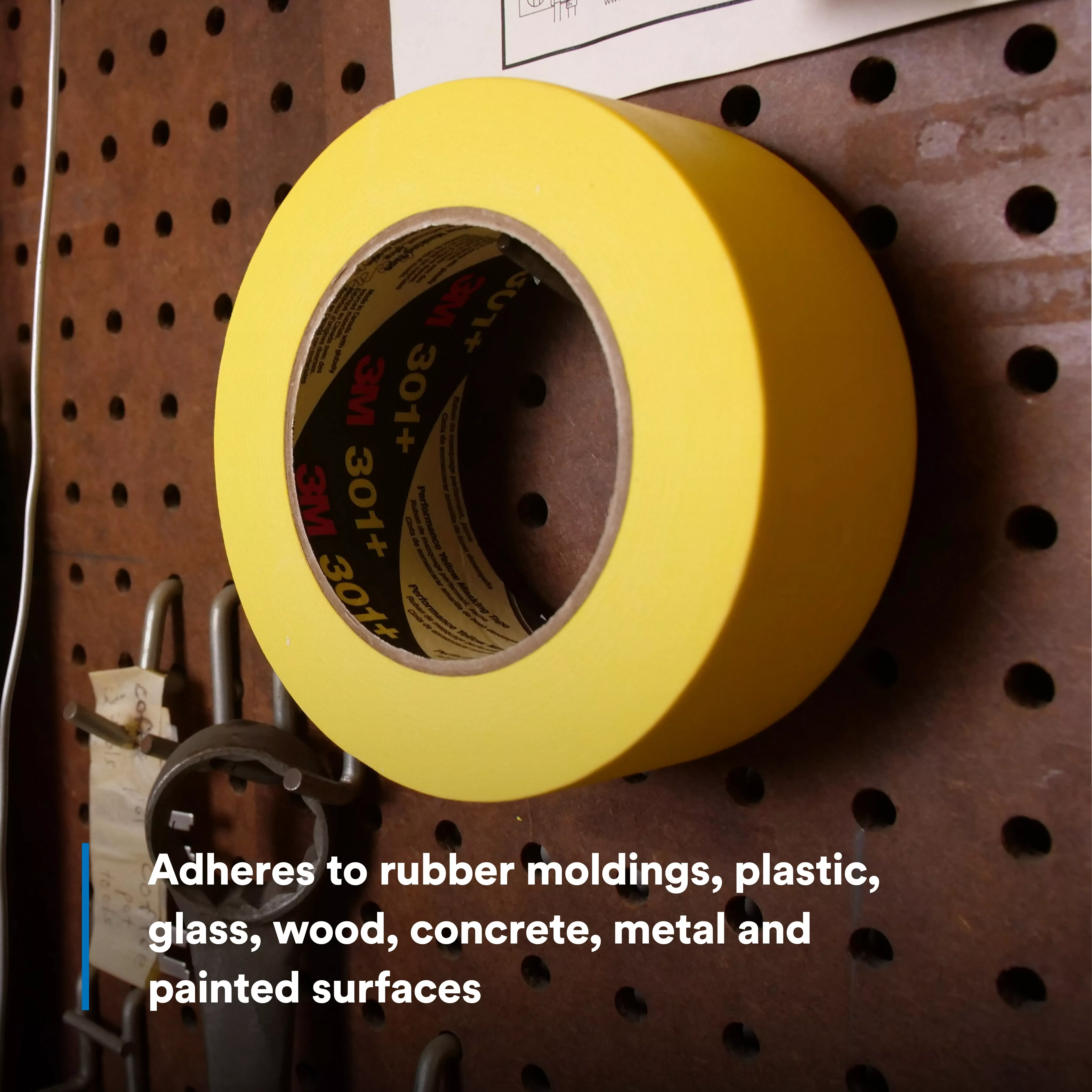 Product Number 301+ | 3M™ Performance Yellow Masking Tape 301+