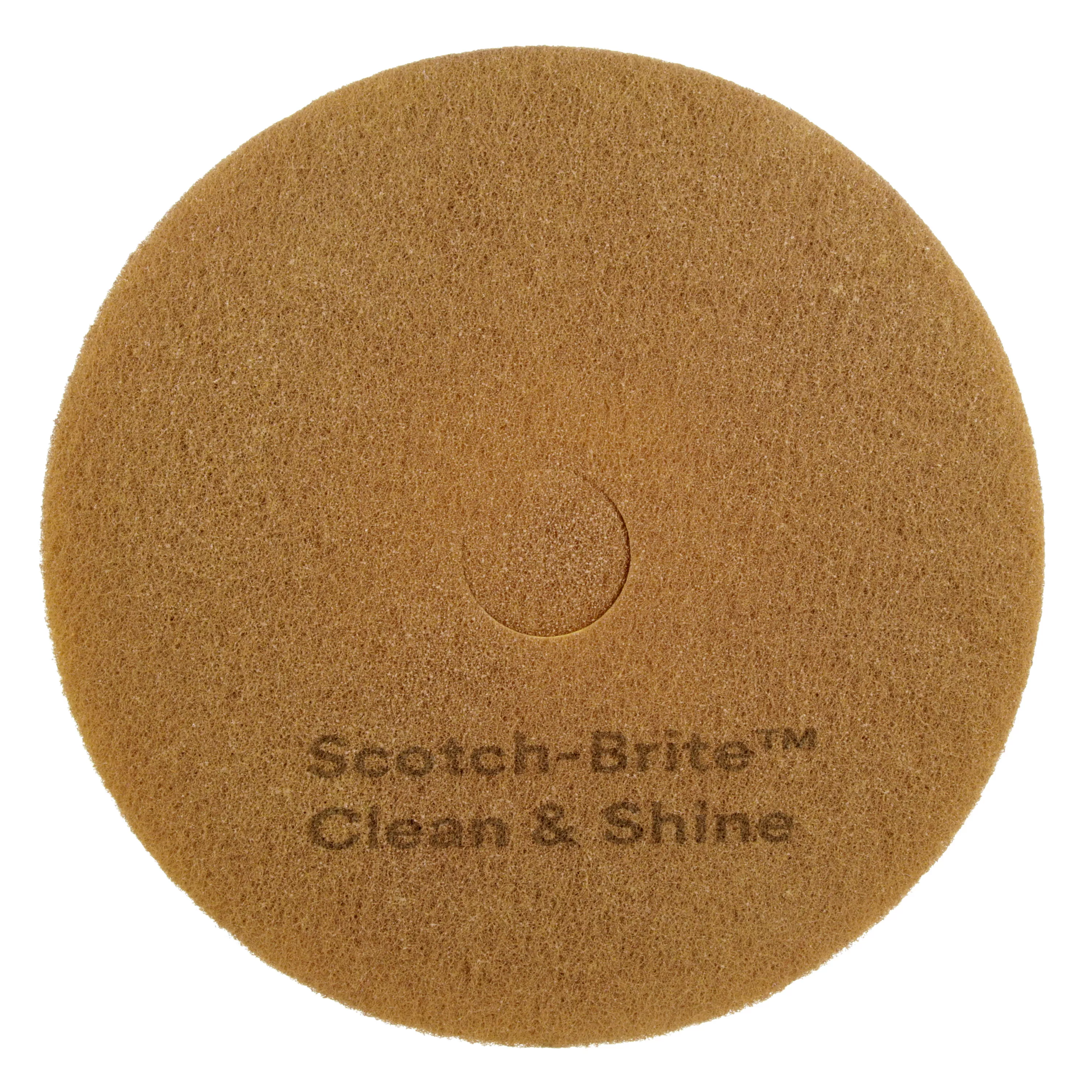 Scotch-Brite™ Clean & Shine Pad, 19 in, 5/Case