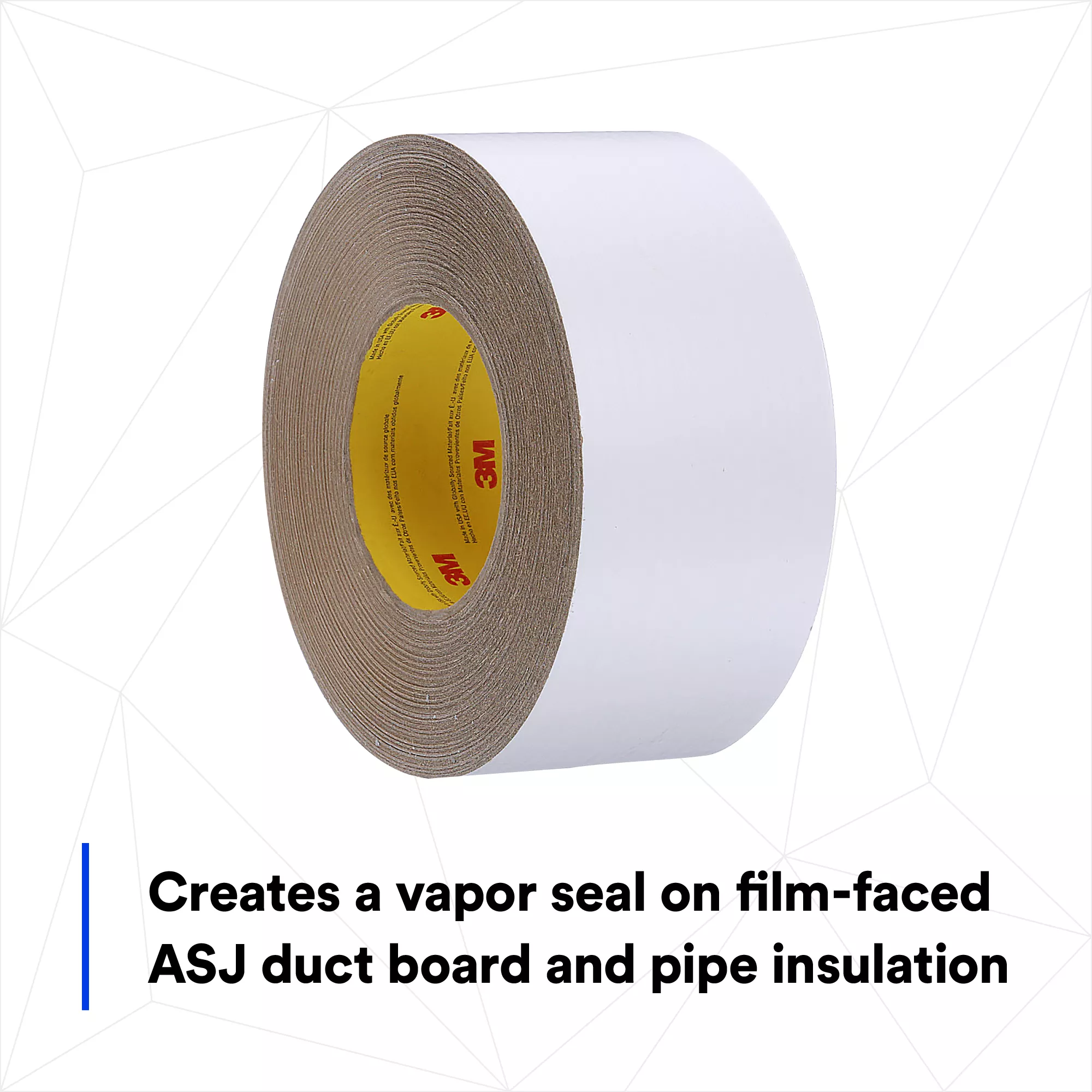 Product Number 106FXP | 3M™ Venture Tape™ Film Faced ASJ Tape 106FXP