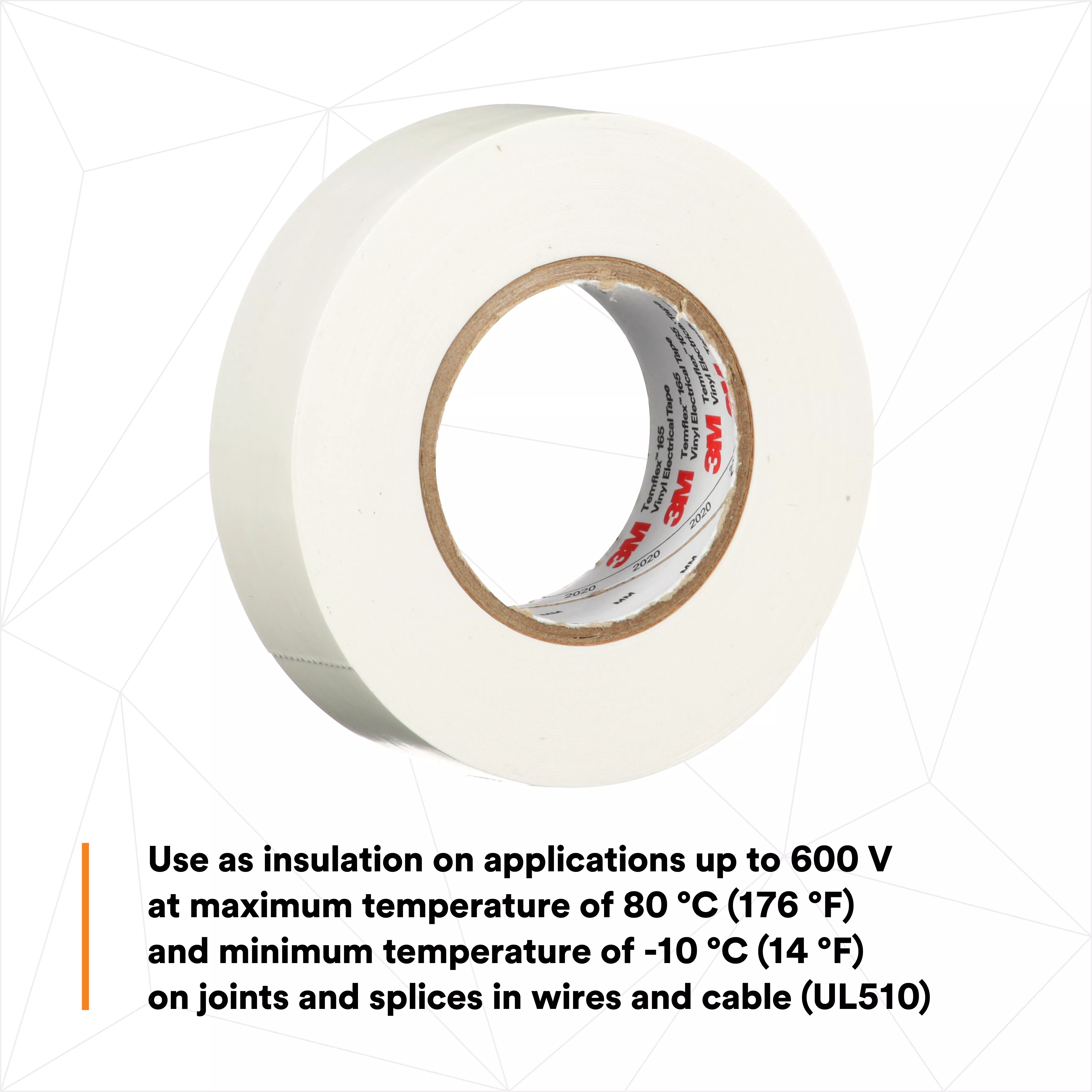 SKU 7100169491 | 3M™ Temflex™ Vinyl Electrical Tape 165