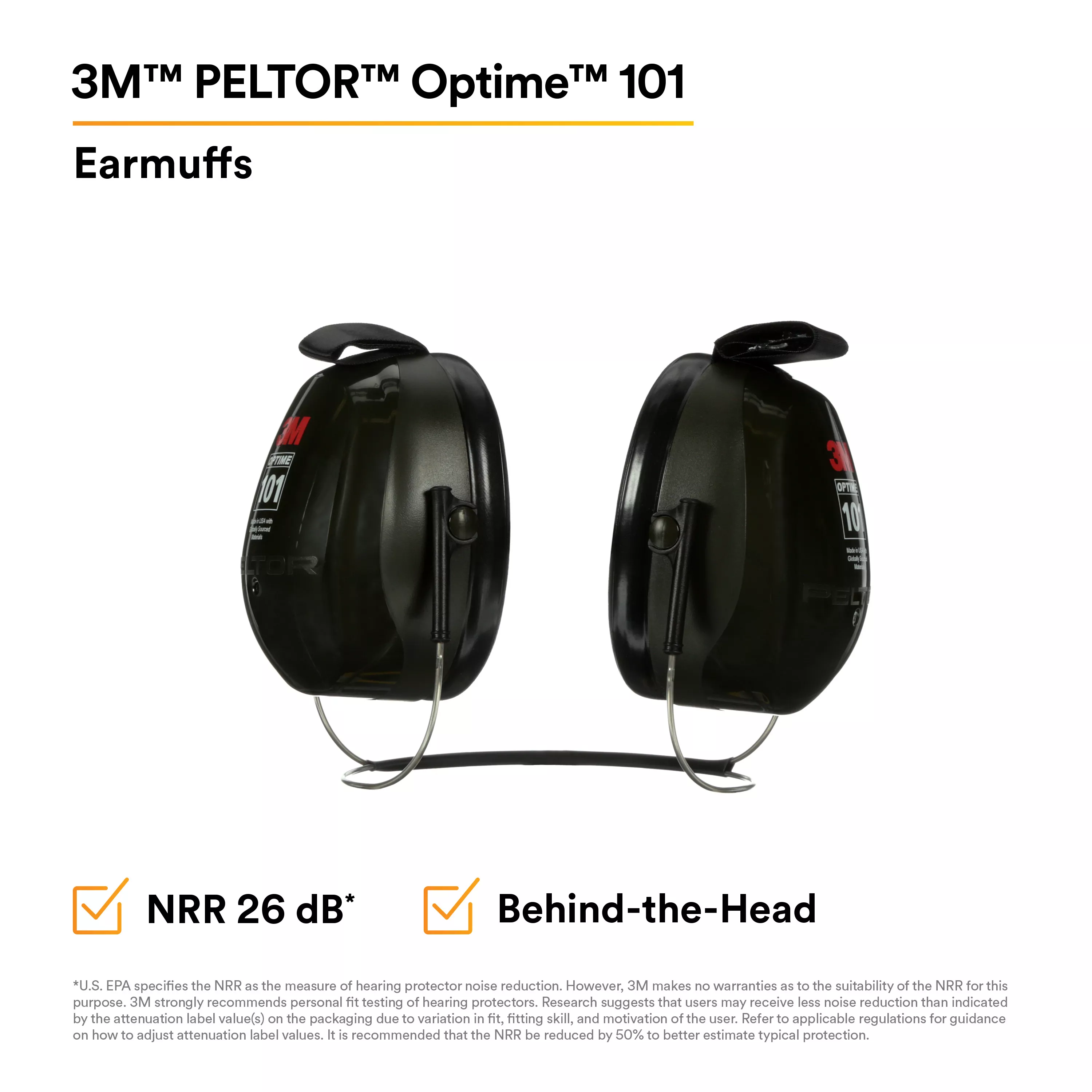 UPC 10093045080721 | 3M™ PELTOR™ Optime™ 101 Earmuffs H7B