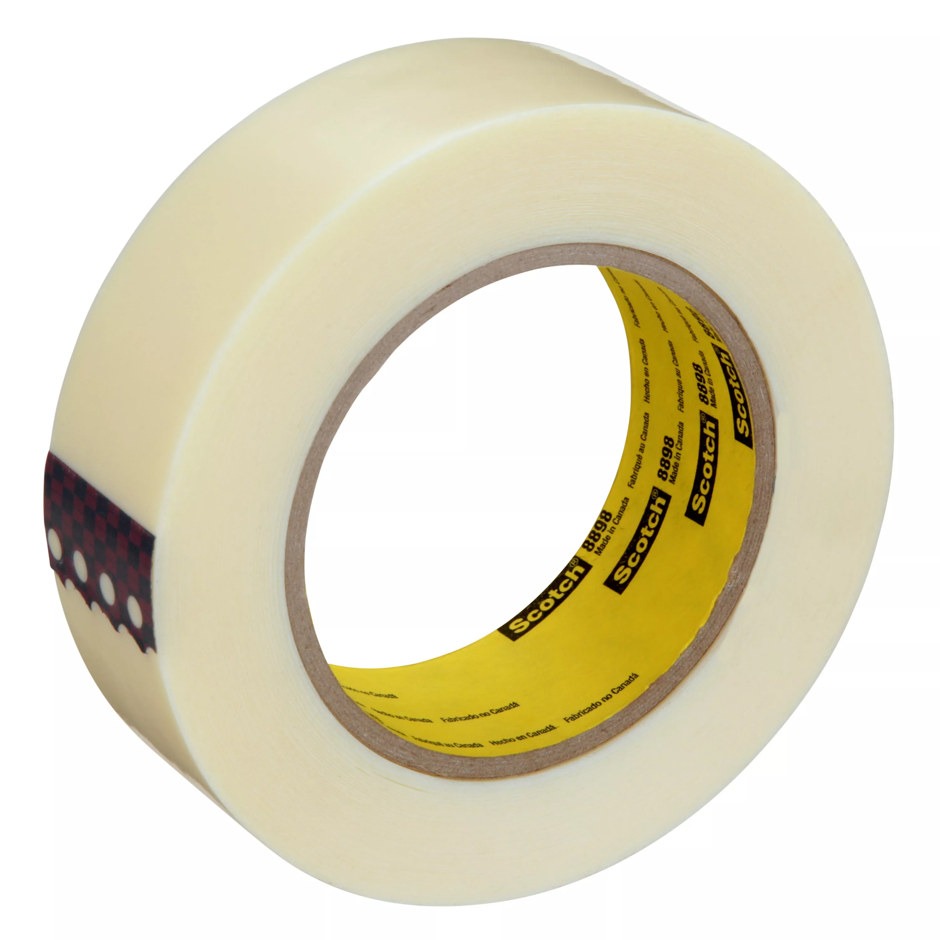 Scotch® Strapping Tape 8898, Ivory, 36 mm x 55 m, 4.6 mil, 24 Roll/Case
