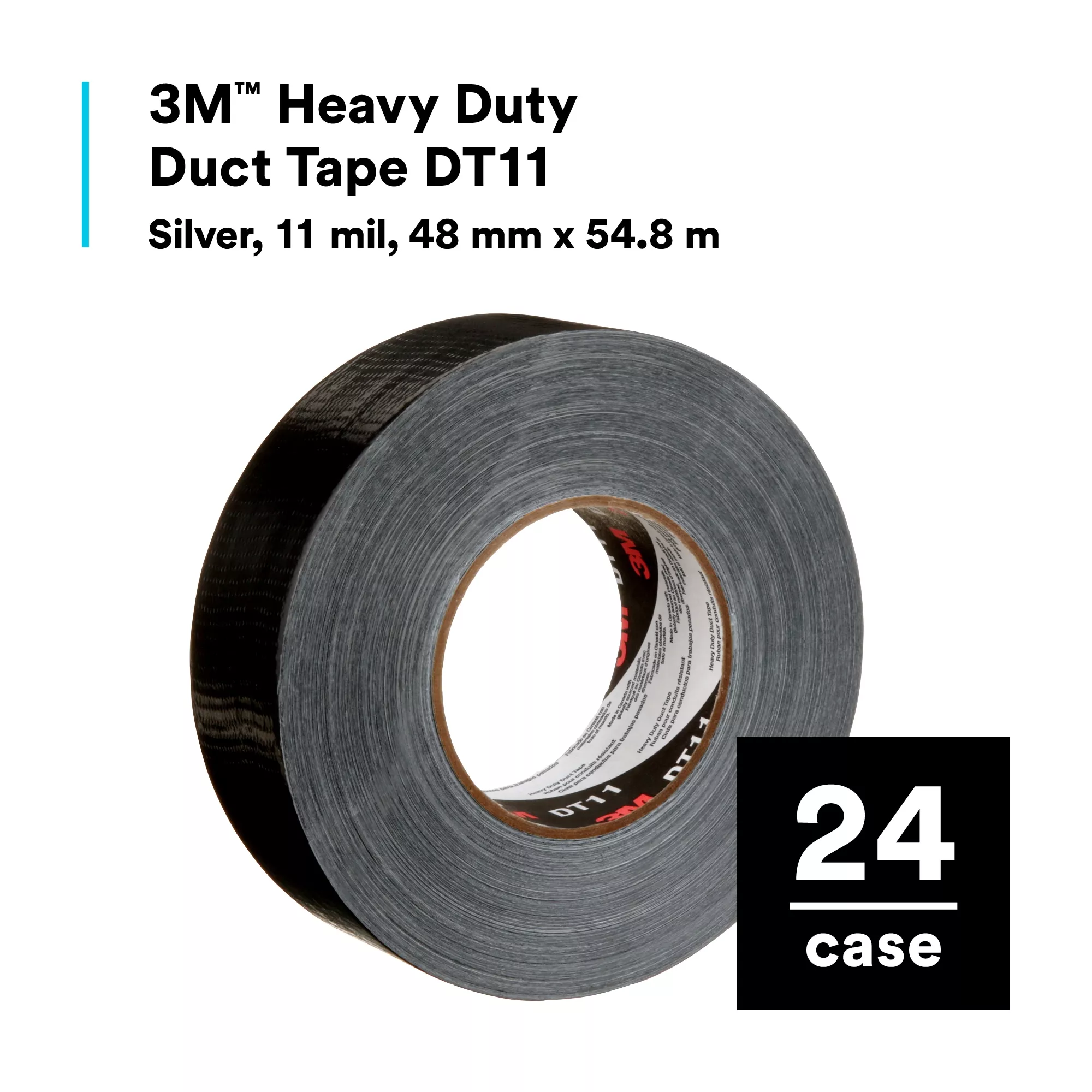 SKU 7100158377 | 3M™ Heavy Duty Duct Tape DT11