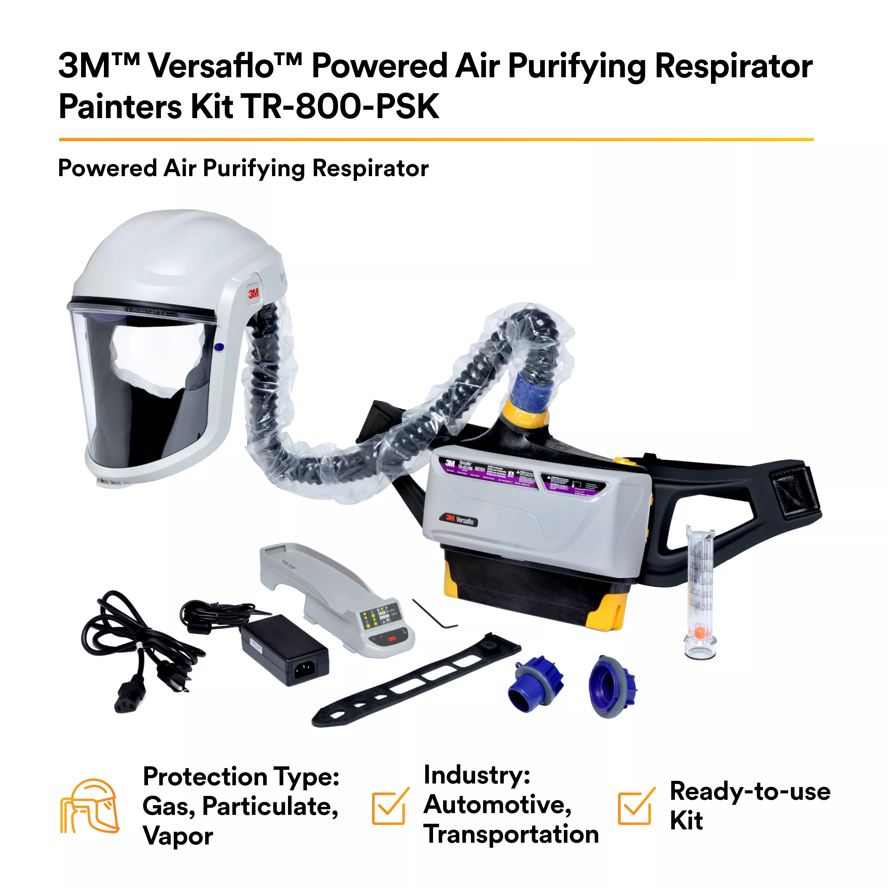 UPC 00076308942489 | 3M™ Versaflo™ Powered Air Purifying Respirator Painters Kit TR-800-PSK/94248(AAD)