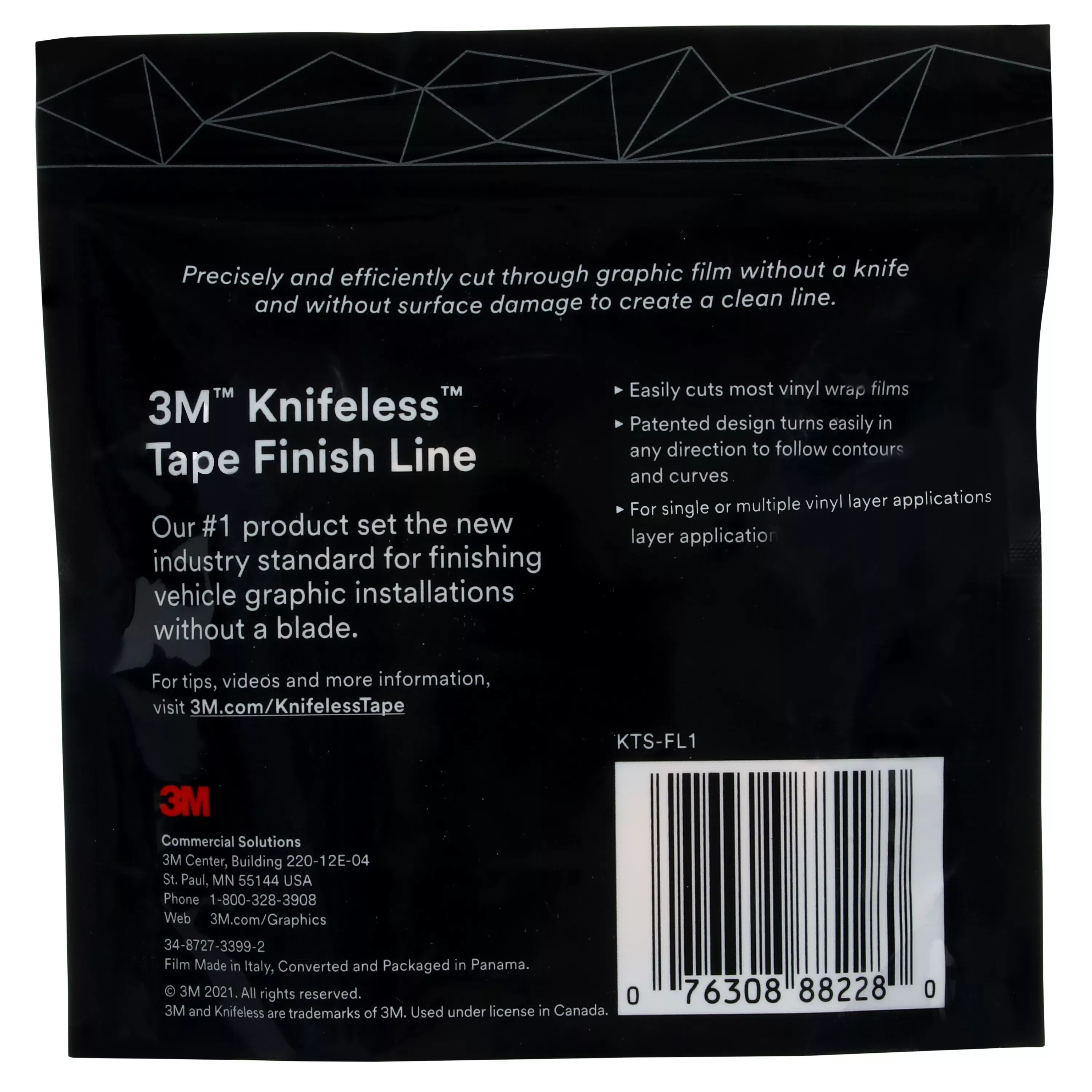 SKU 7100104843 | 3M™ Knifeless™ Tape Finish Line KTS-FL1