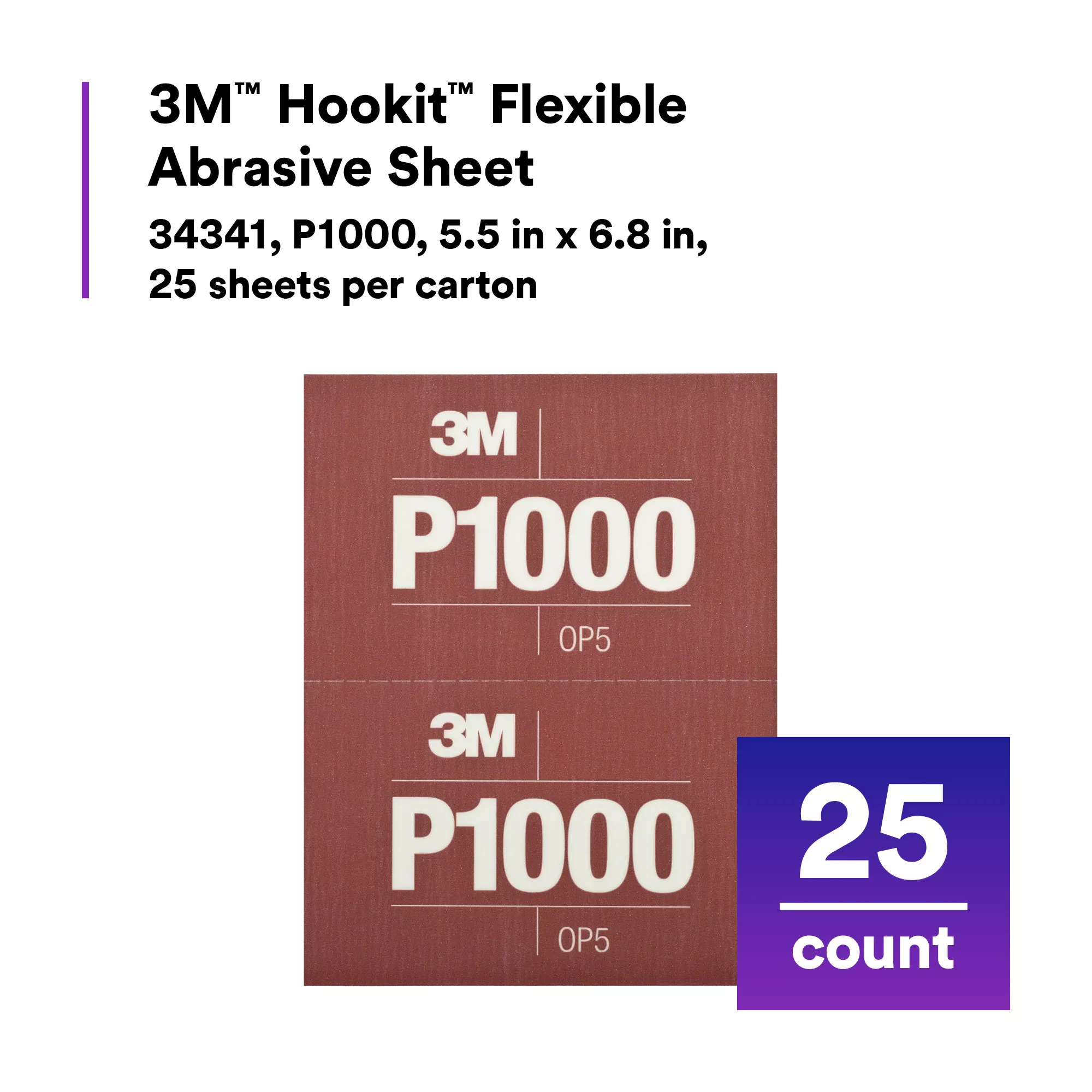 SKU 7100010569 | 3M™ Hookit™ Flexible Abrasive Sheet