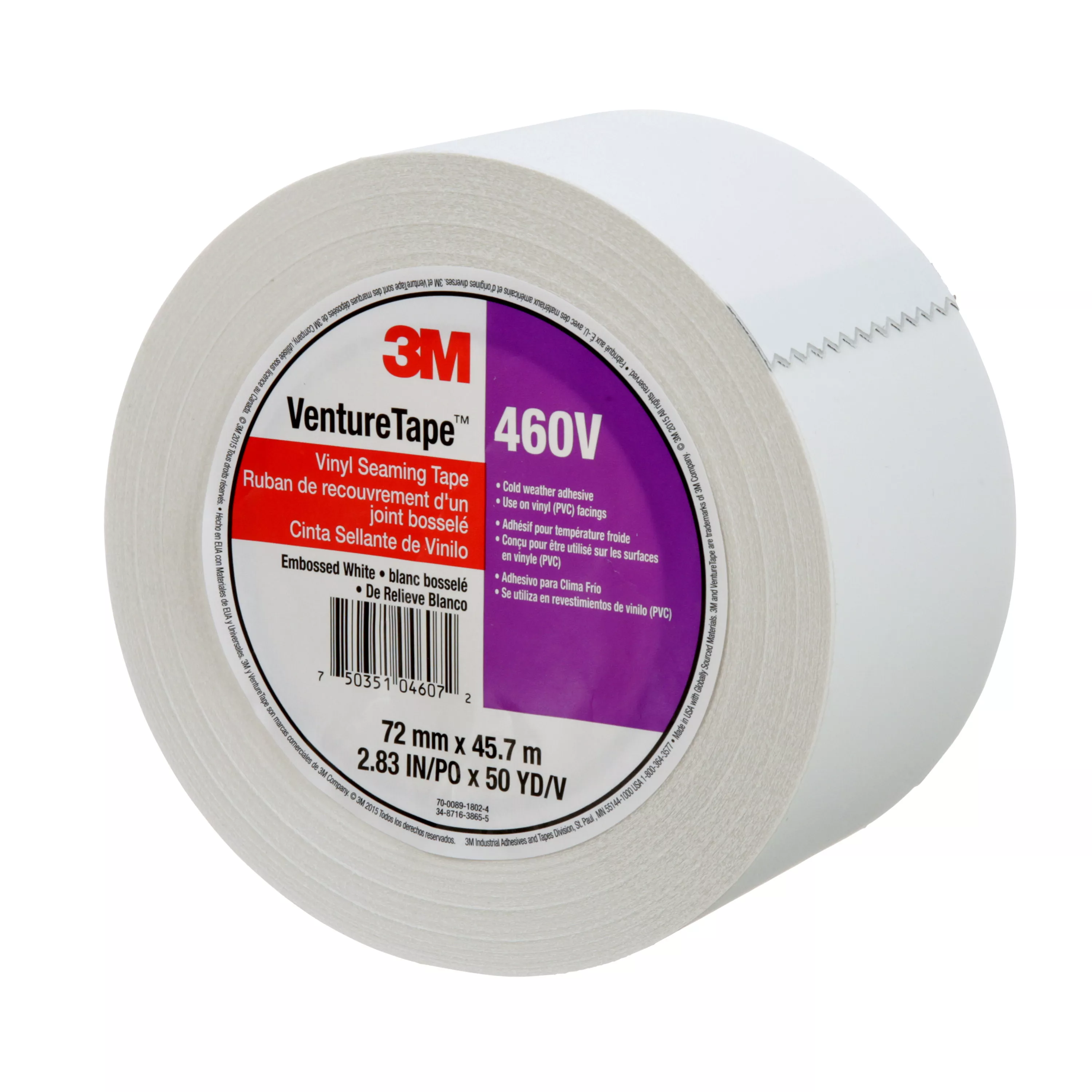 SKU 7100043935 | 3M™ Venture Tape™ Vinyl Seaming Tape 460V