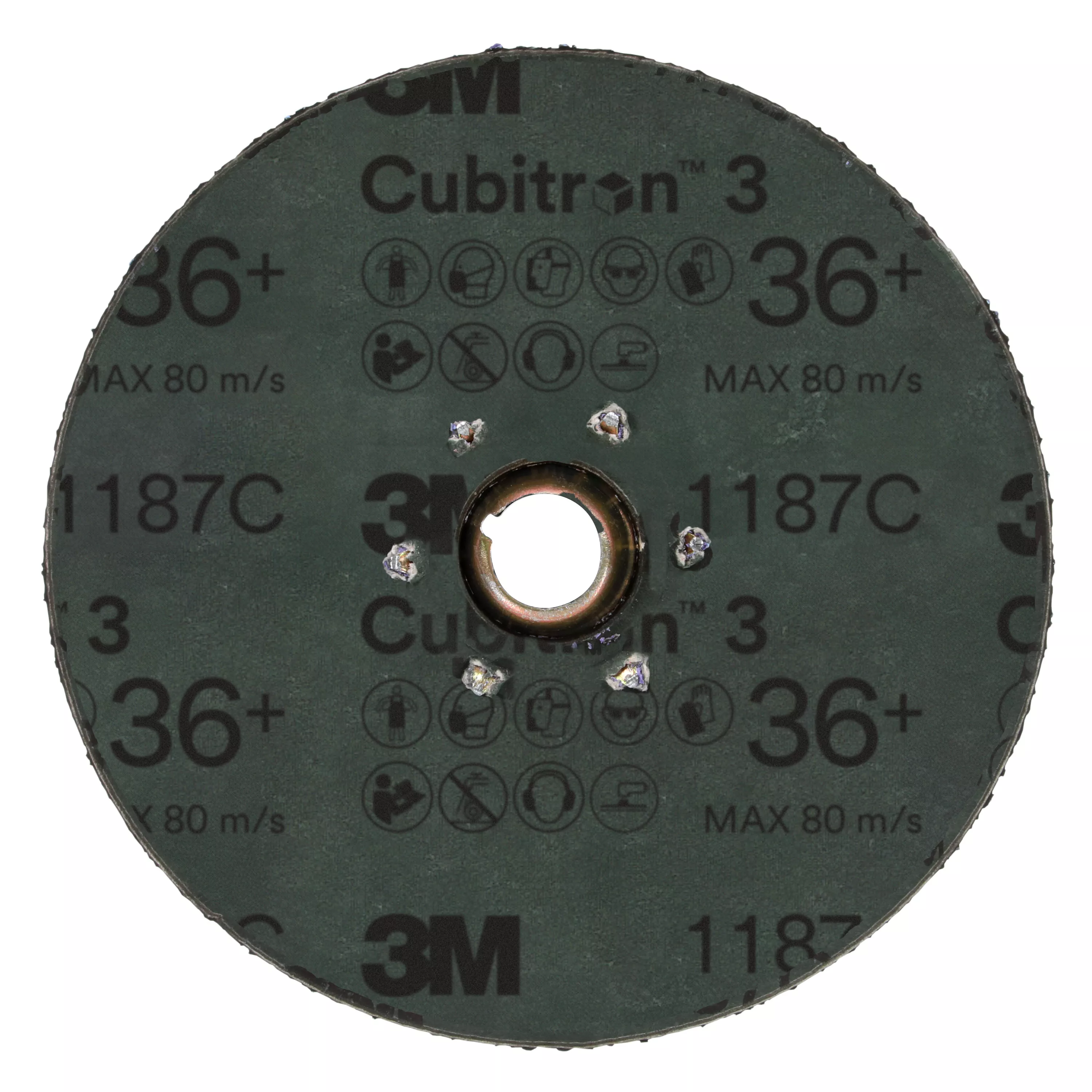 SKU 7100331892 | 3M™ Cubitron™ 3 Fibre Disc 1187C