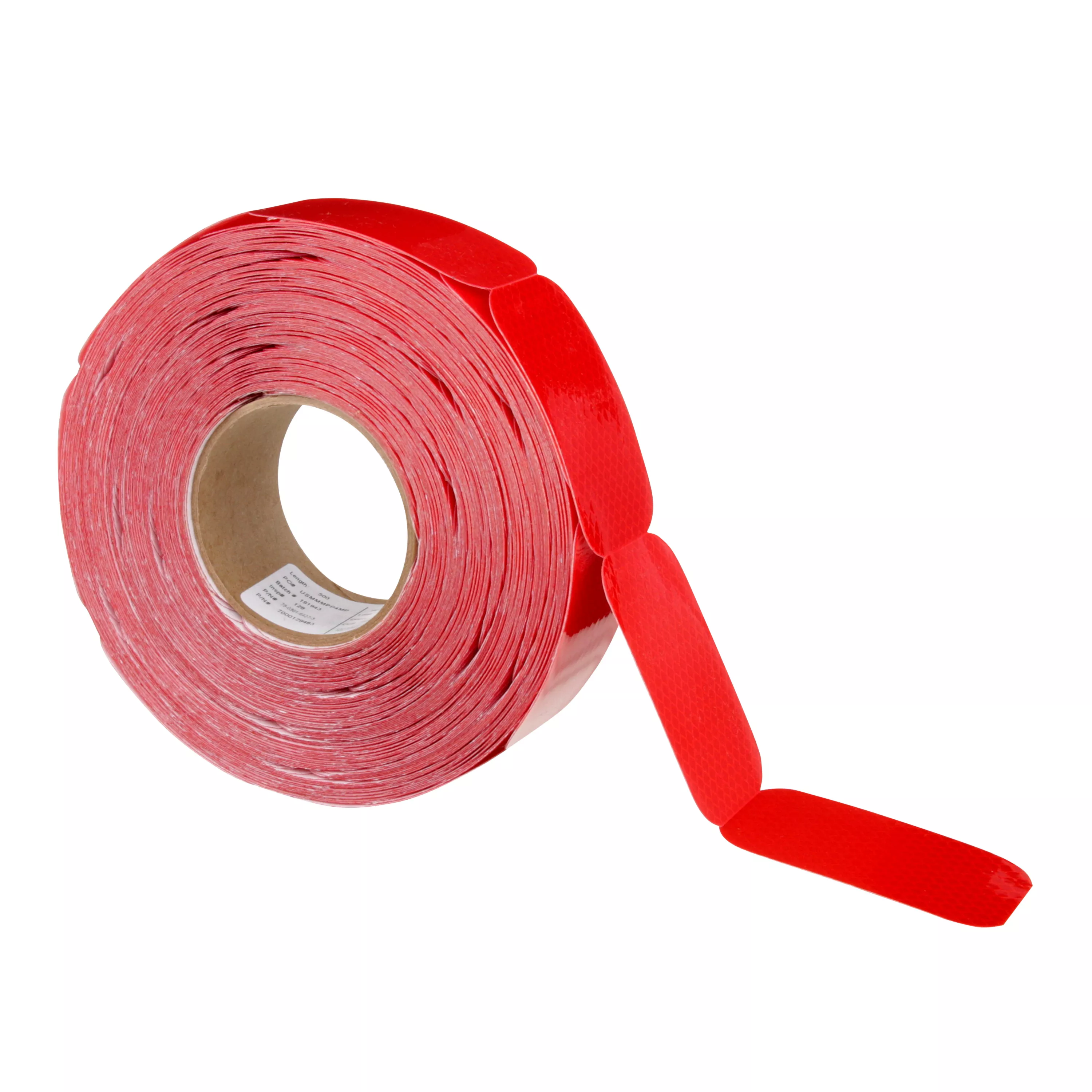 3M™ Diamond Grade™ Reflectors 989-72 Red, 2 in x 3.5 in, 2 in x 50 yd,
500 kiss-cut per roll