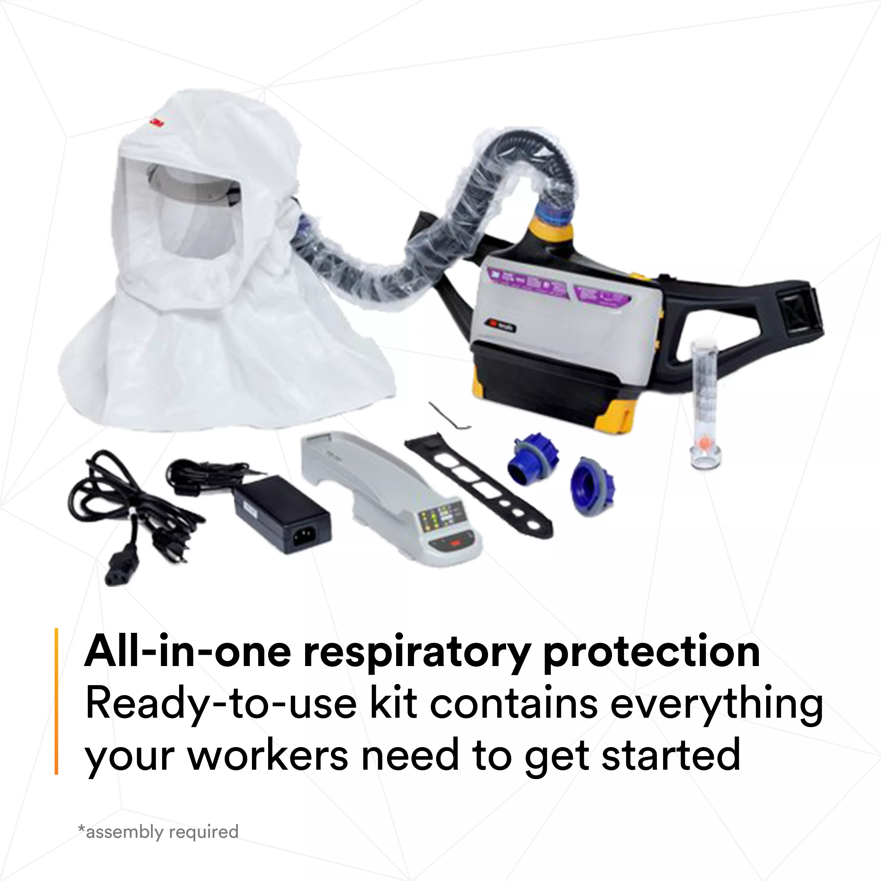 Product Number TR-800-ECK | 3M™ Versaflo™ Powered Air Purifying Respirator Easy Clean Kit TR-800-ECK