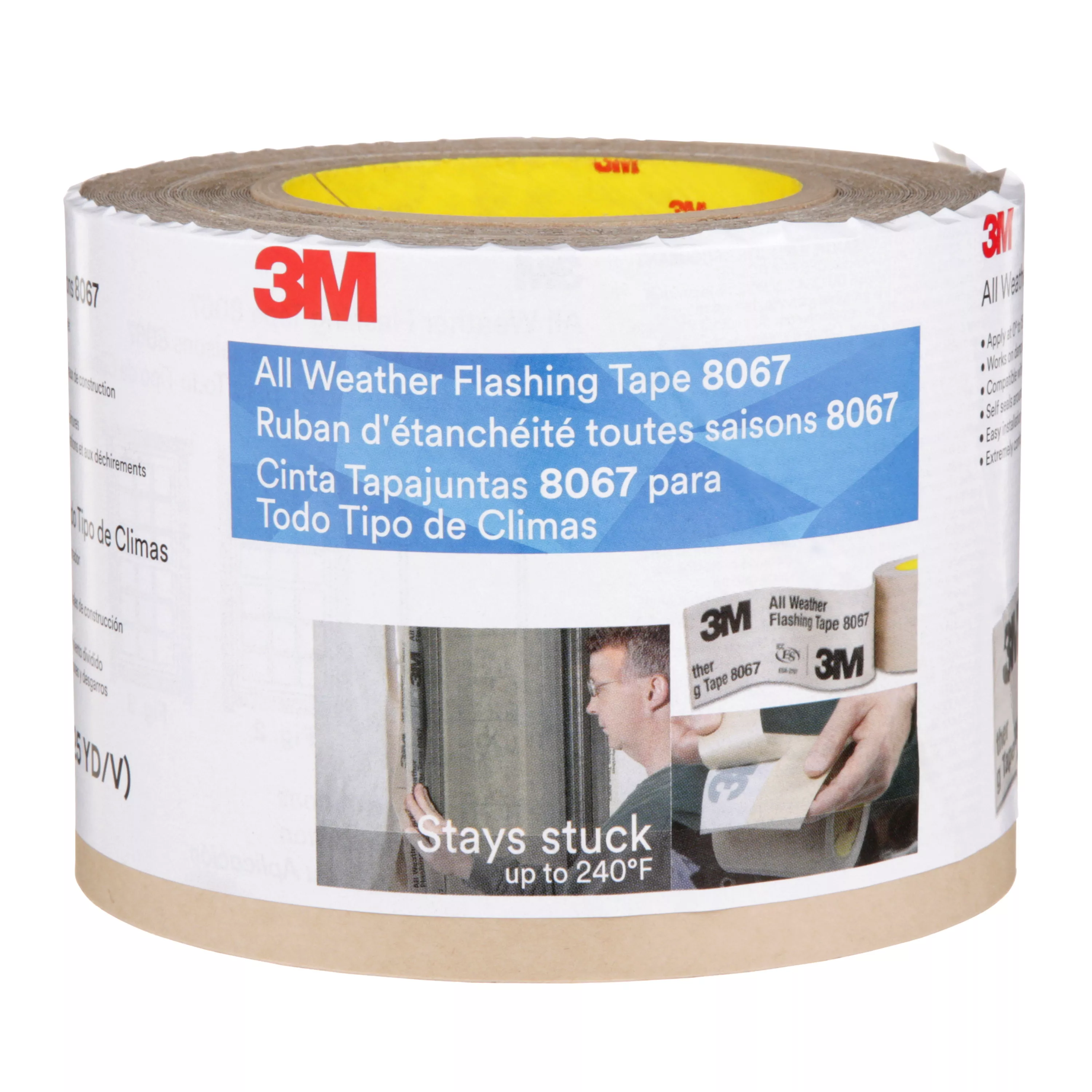 SKU 7000001346 | 3M™ All Weather Flashing Tape 8067