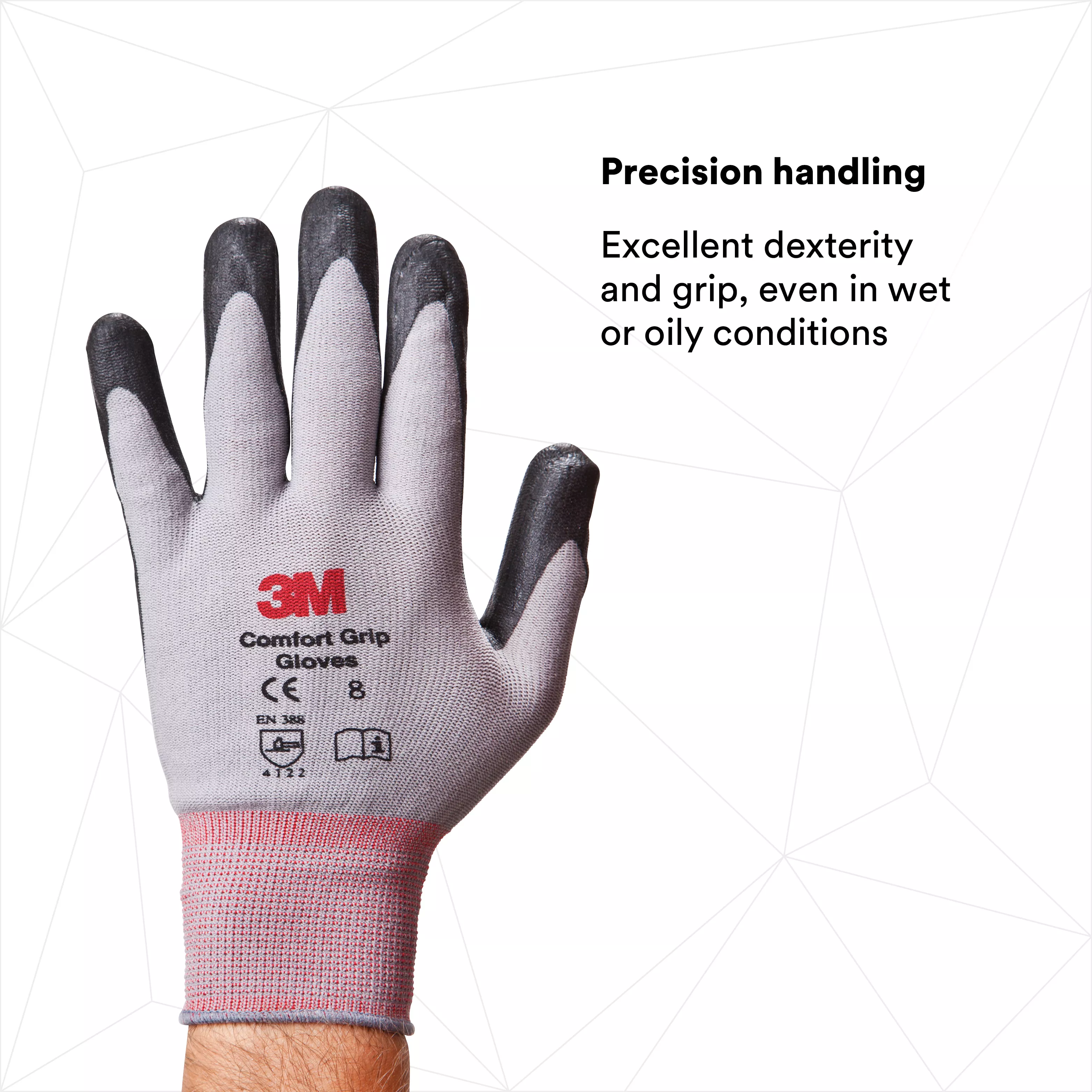 SKU 7100034911 | 3M™ Comfort Grip Glove CGL-GU