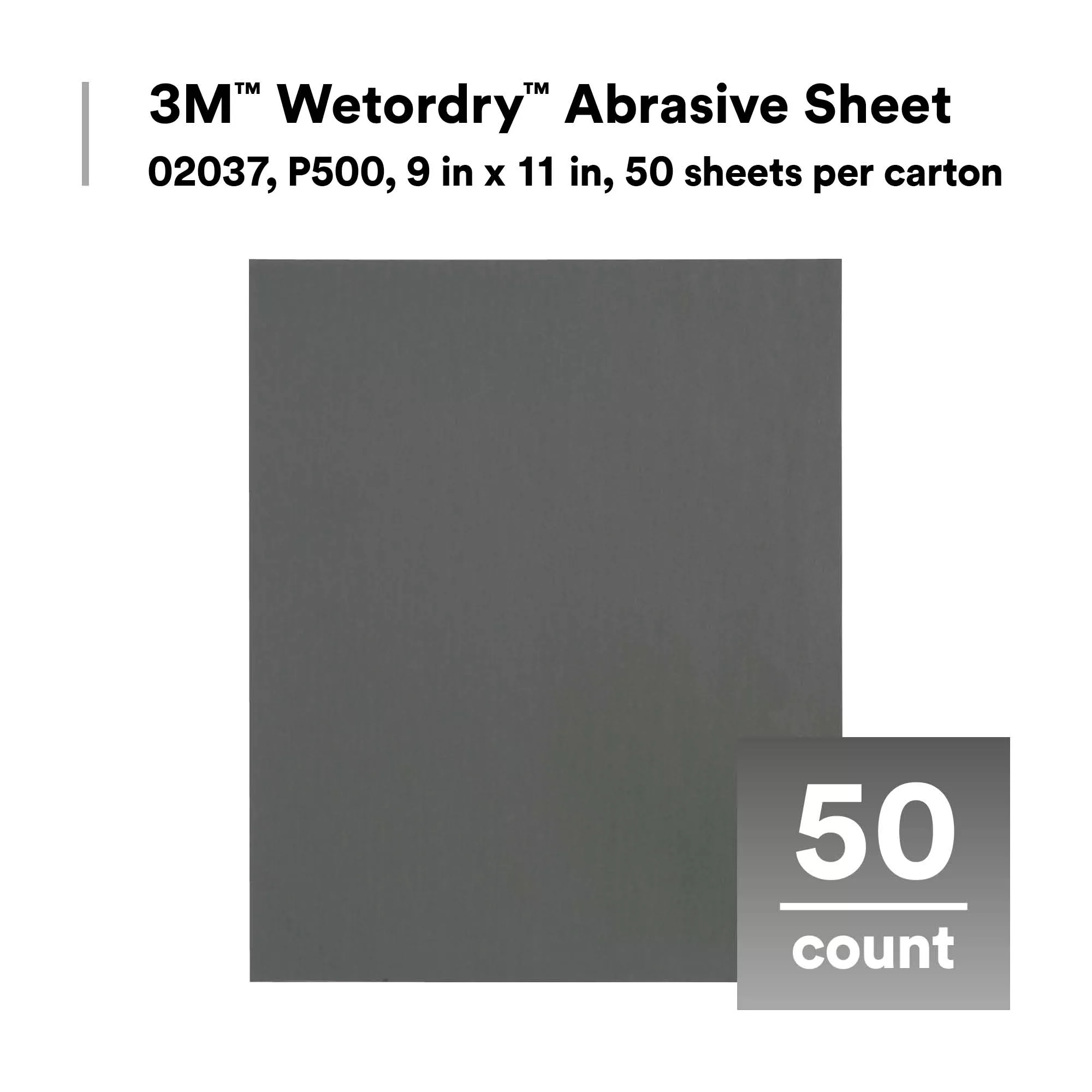 SKU 7000045547 | 3M™ Wetordry™ Abrasive Sheet