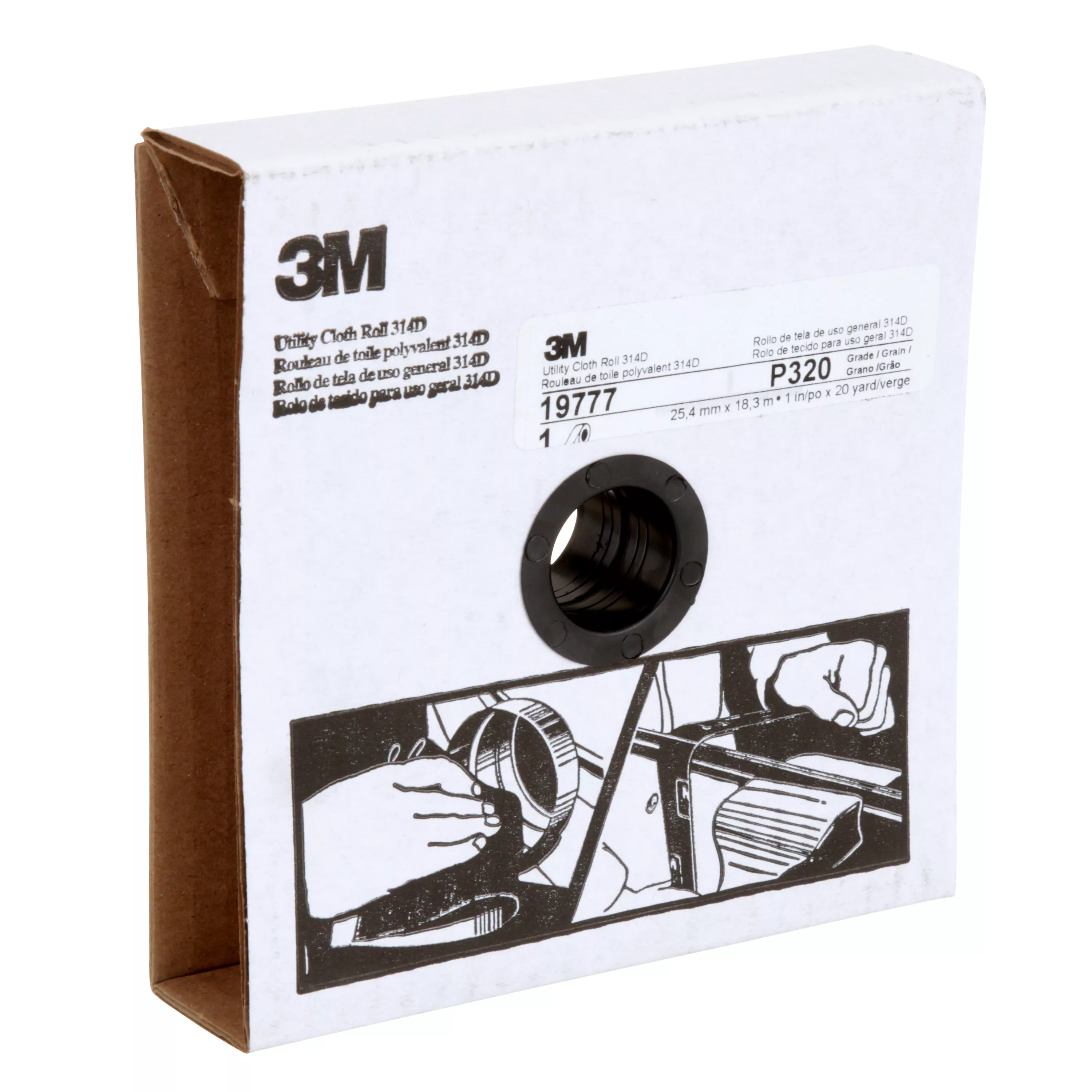 SKU 7000118499 | 3M™ Utility Cloth Roll 314D