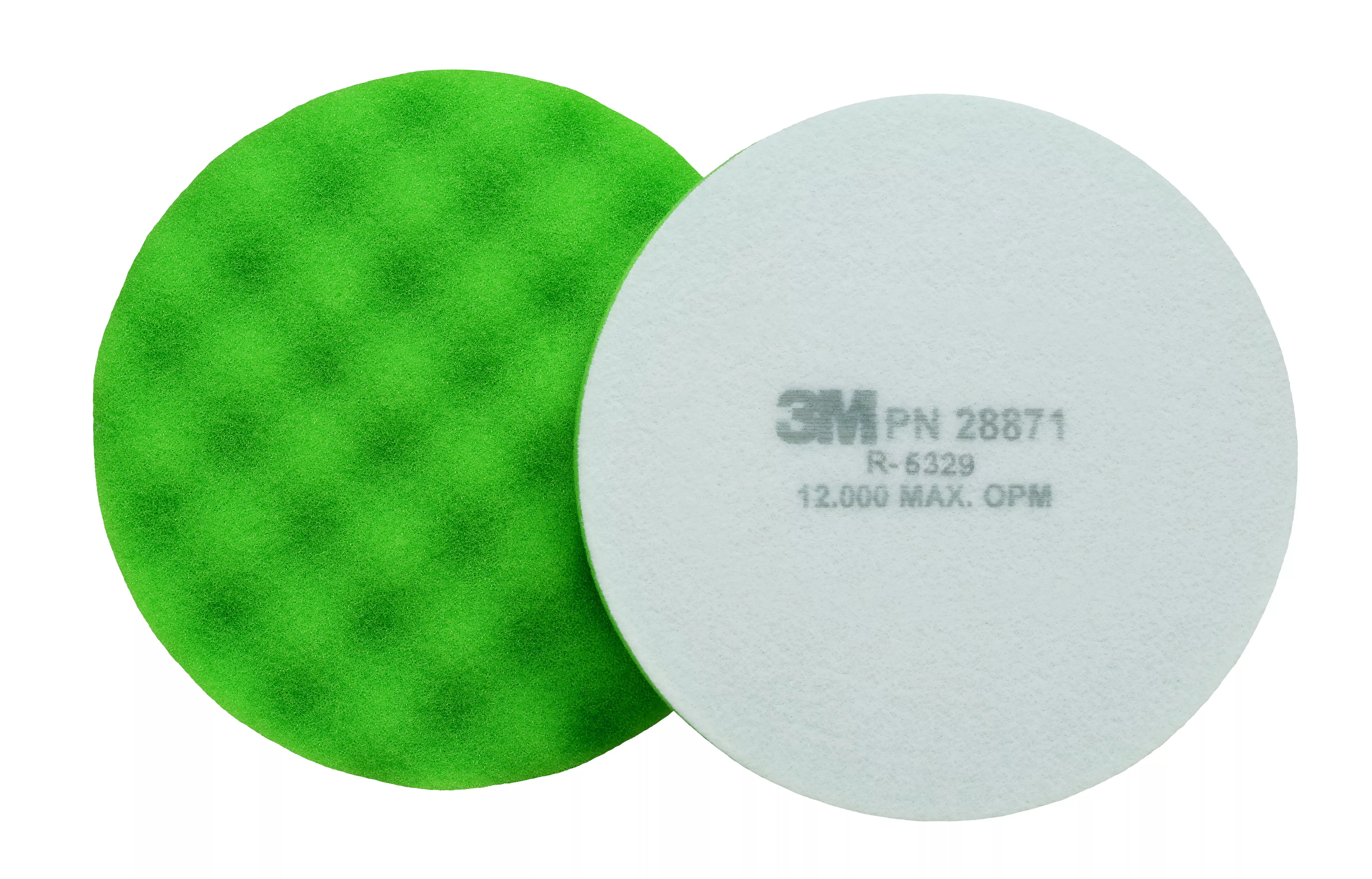 3M™ Finesse-it™ Advanced Foam Buffing Pad, 28871, 5-1/4 in, Green,
10/Bag, 50 ea/Case