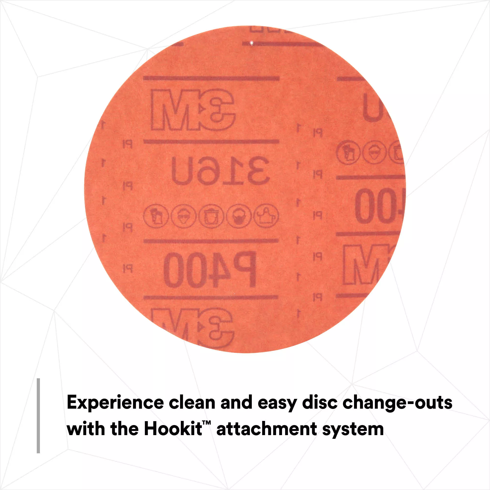 SKU 7000045463 | 3M™ Hookit™ Red Abrasive Disc