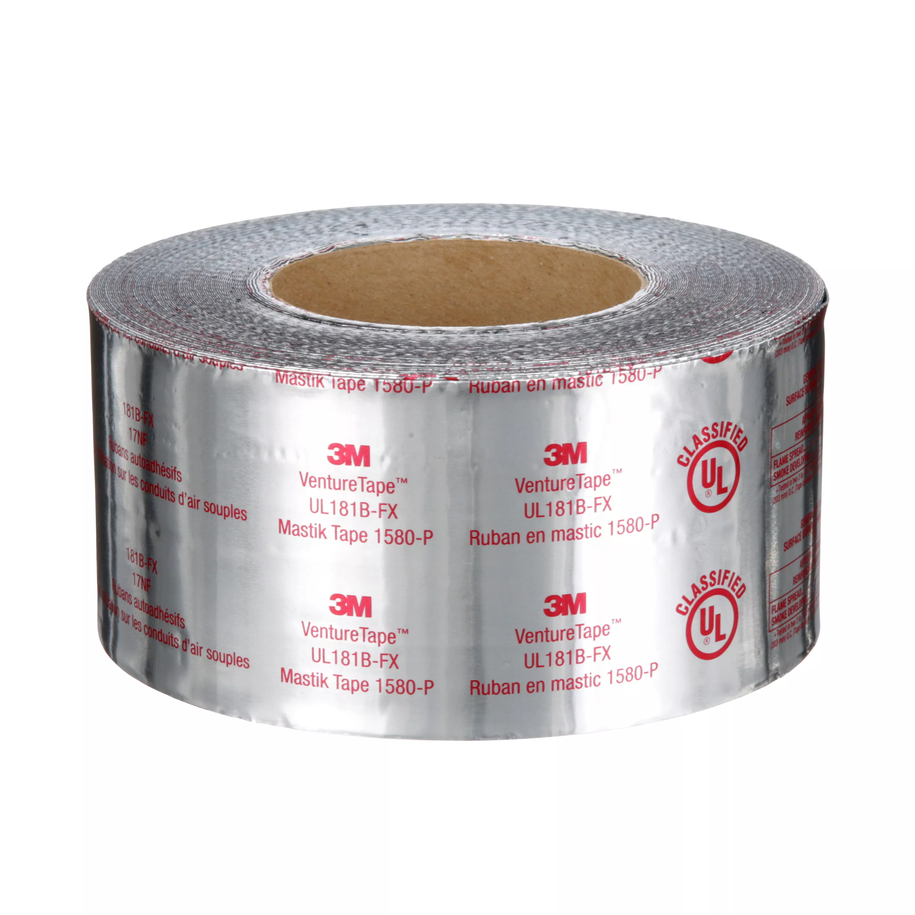 SKU 7100043954 | 3M™ Venture Tape™ UL181B-FX Mastik Foil Tape 1580-P