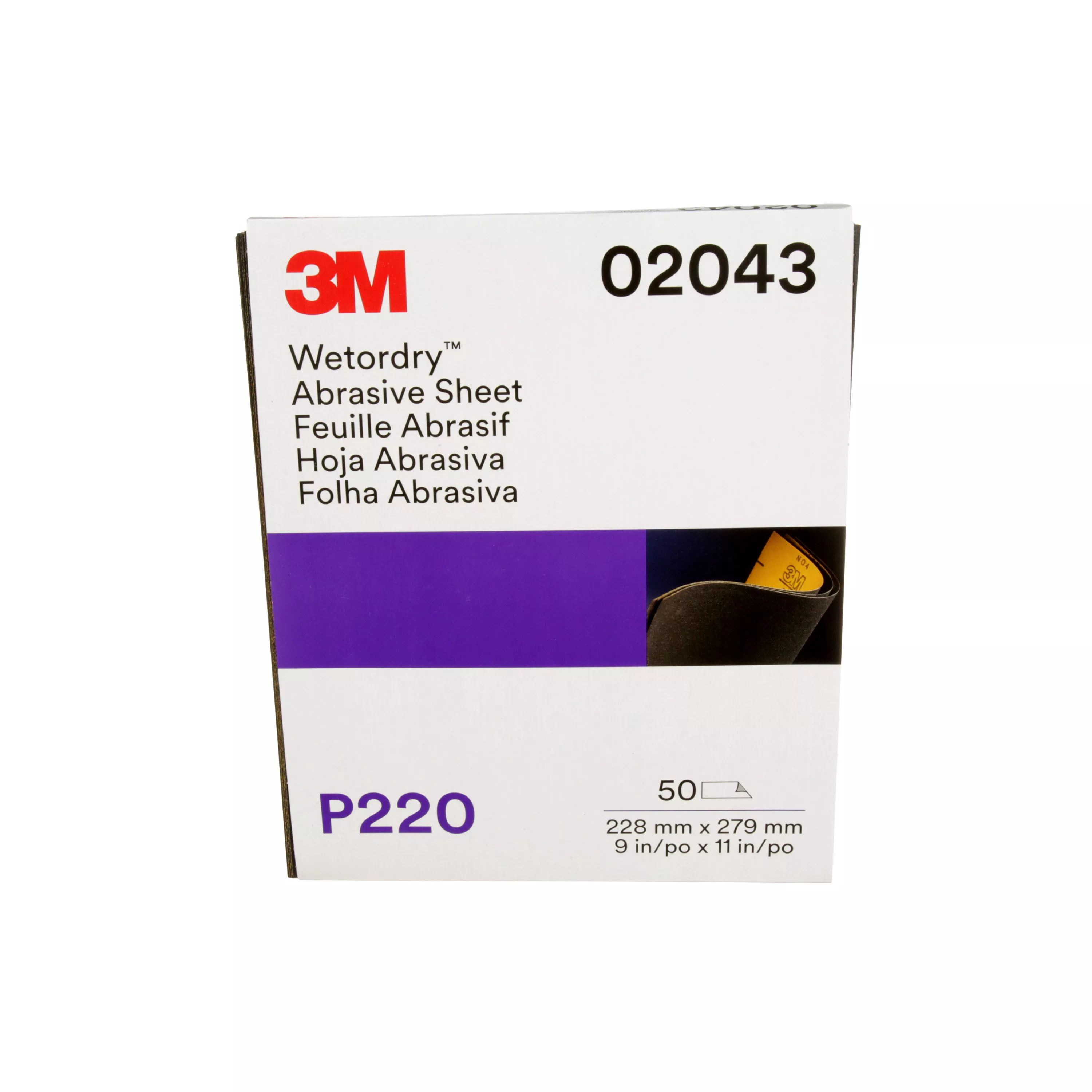 Product Number 213Q | 3M™ Wetordry™ Abrasive Sheet