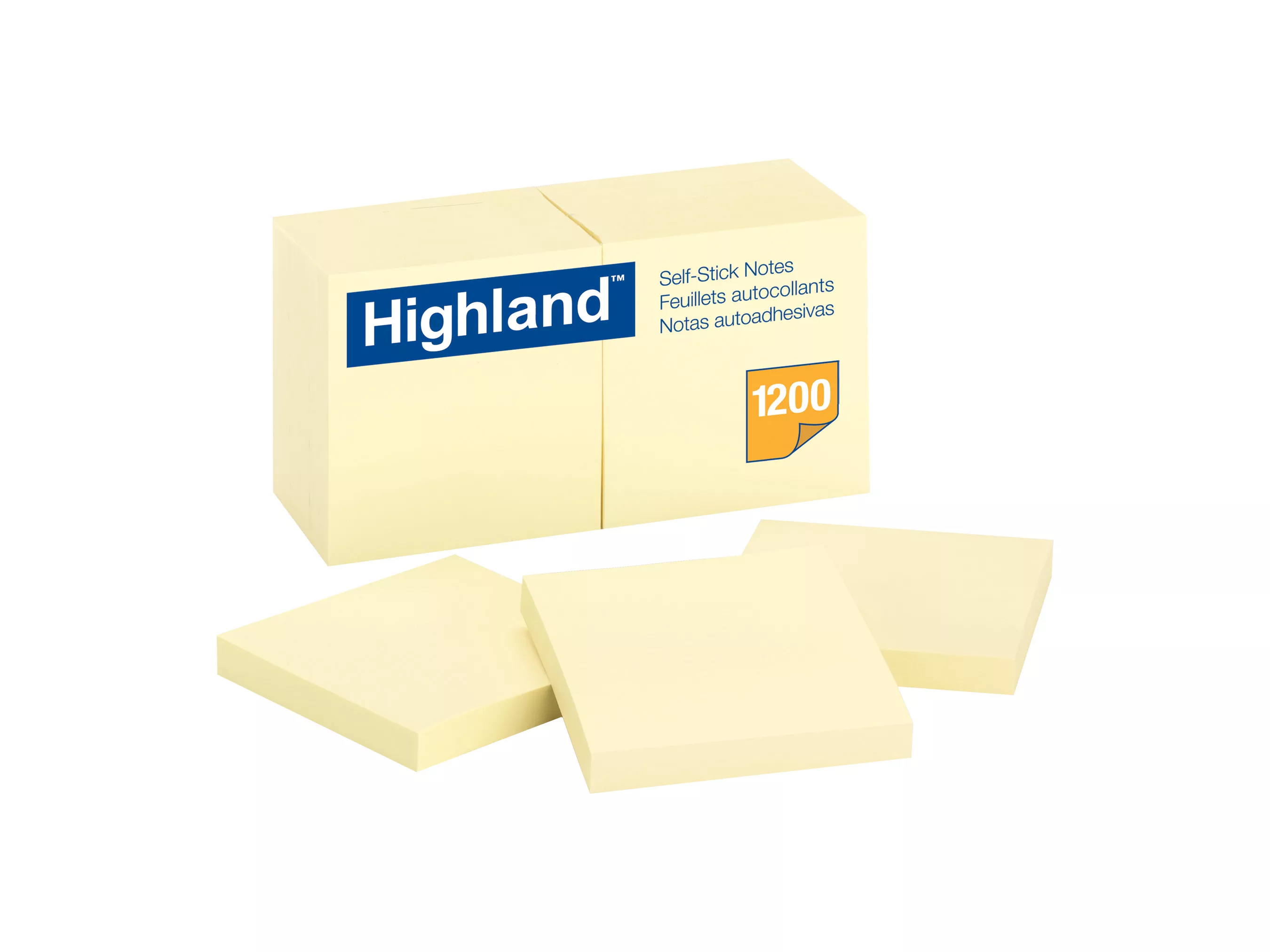 Highland™ Notes 6549, 3 in x 3 in (7.62 cm x 7.62 cm)